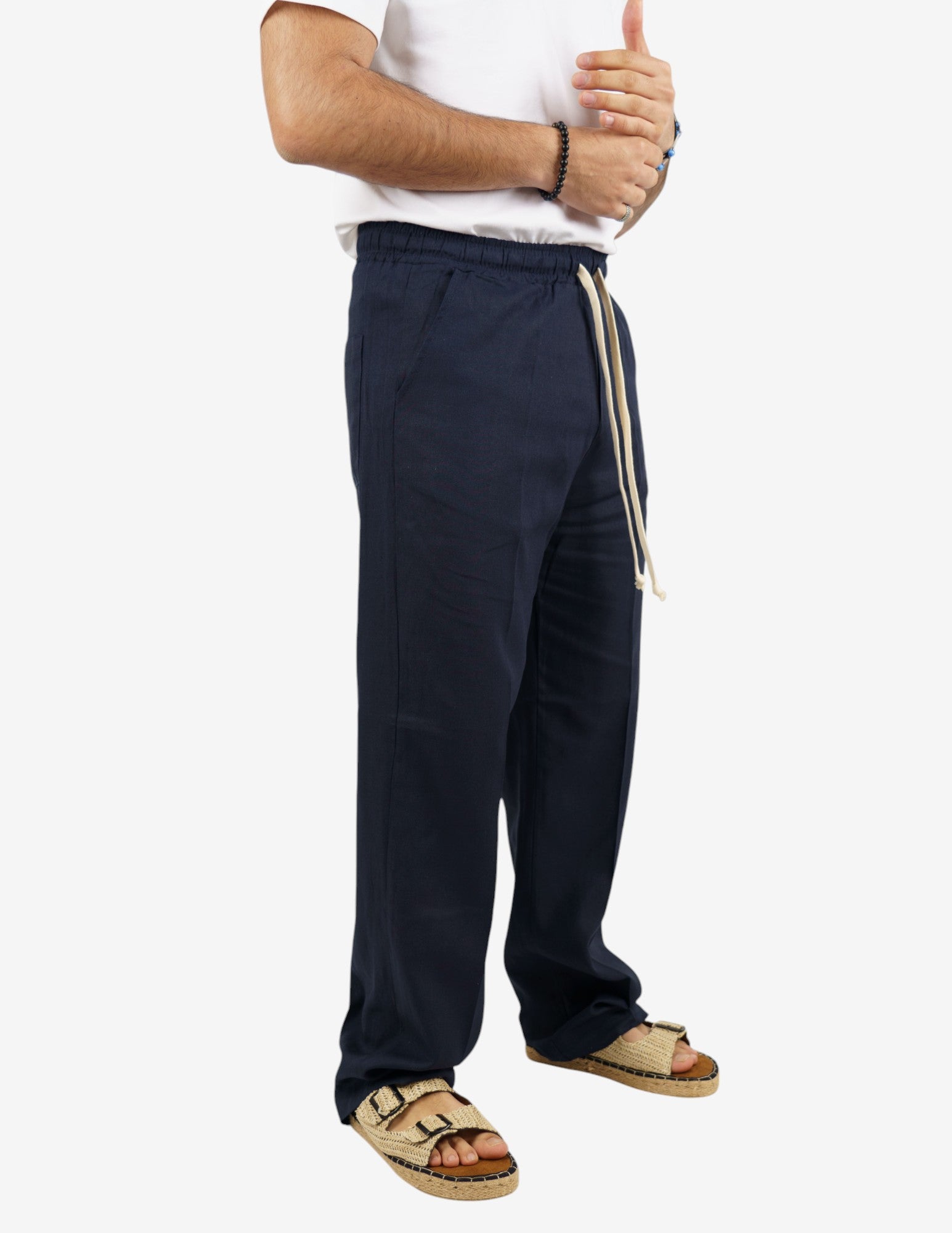 pantalaccio fondo largo in lino