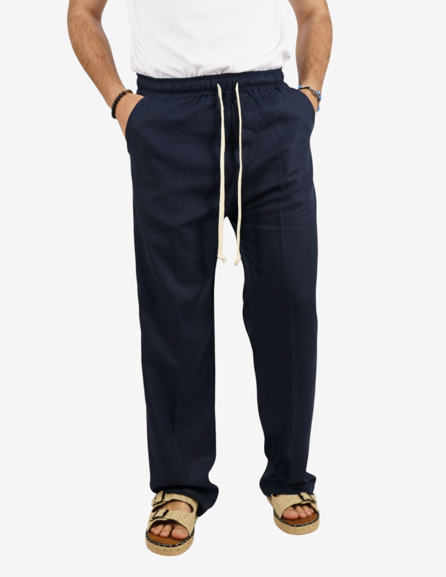 pantalaccio fondo largo in lino