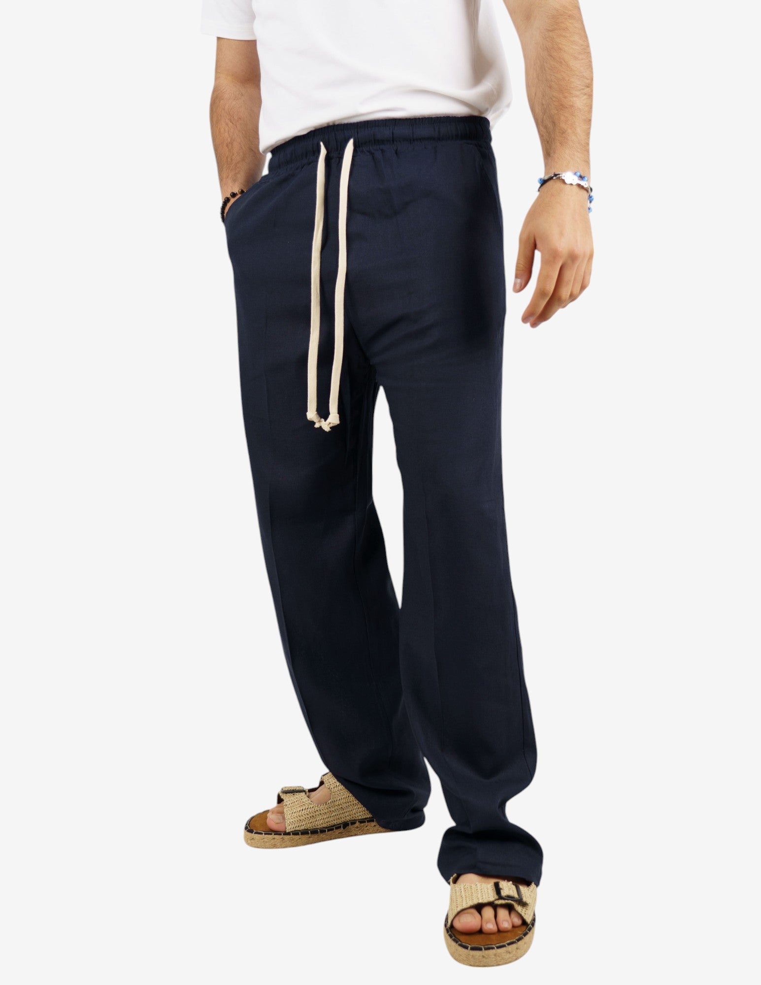 pantalaccio fondo largo in lino