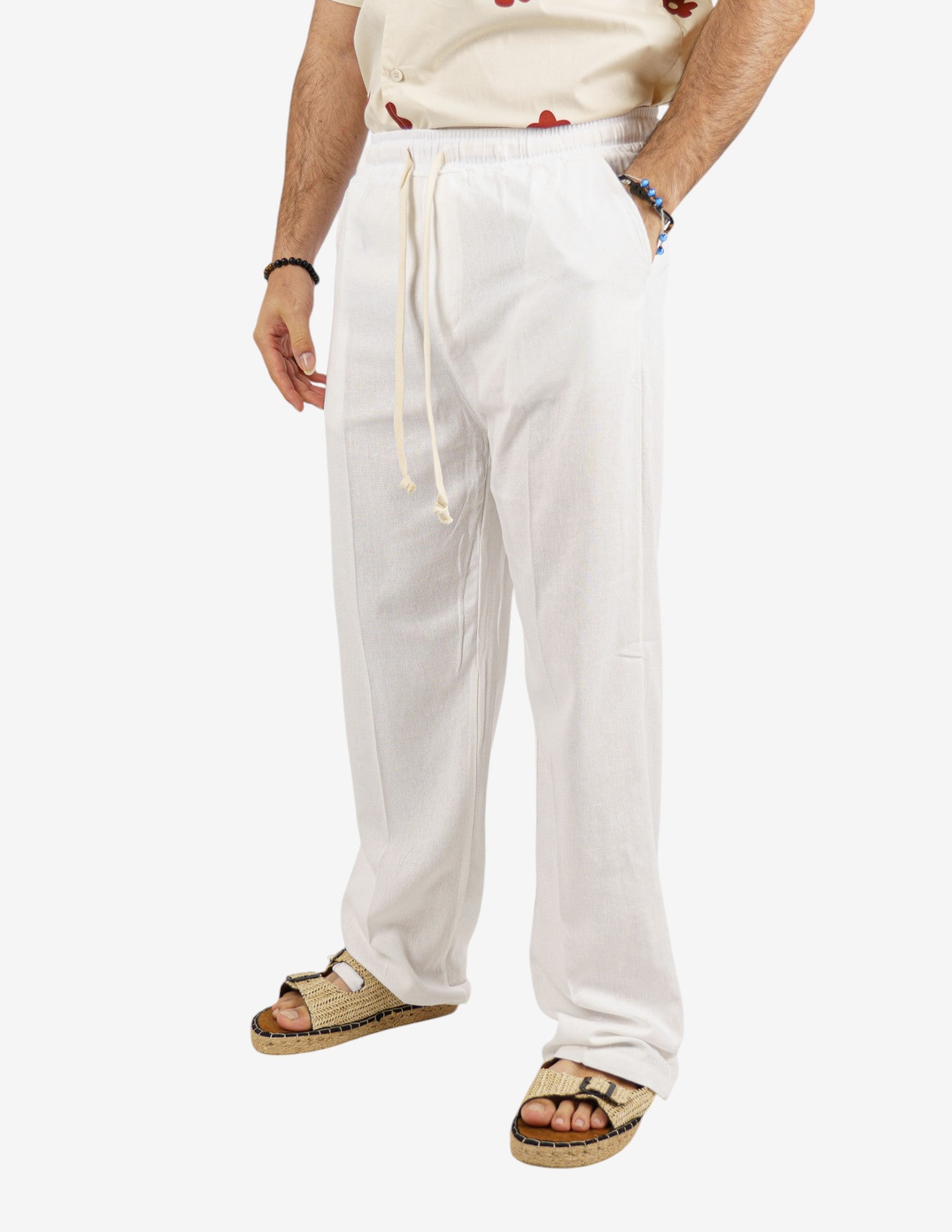 pantalaccio fondo largo in lino