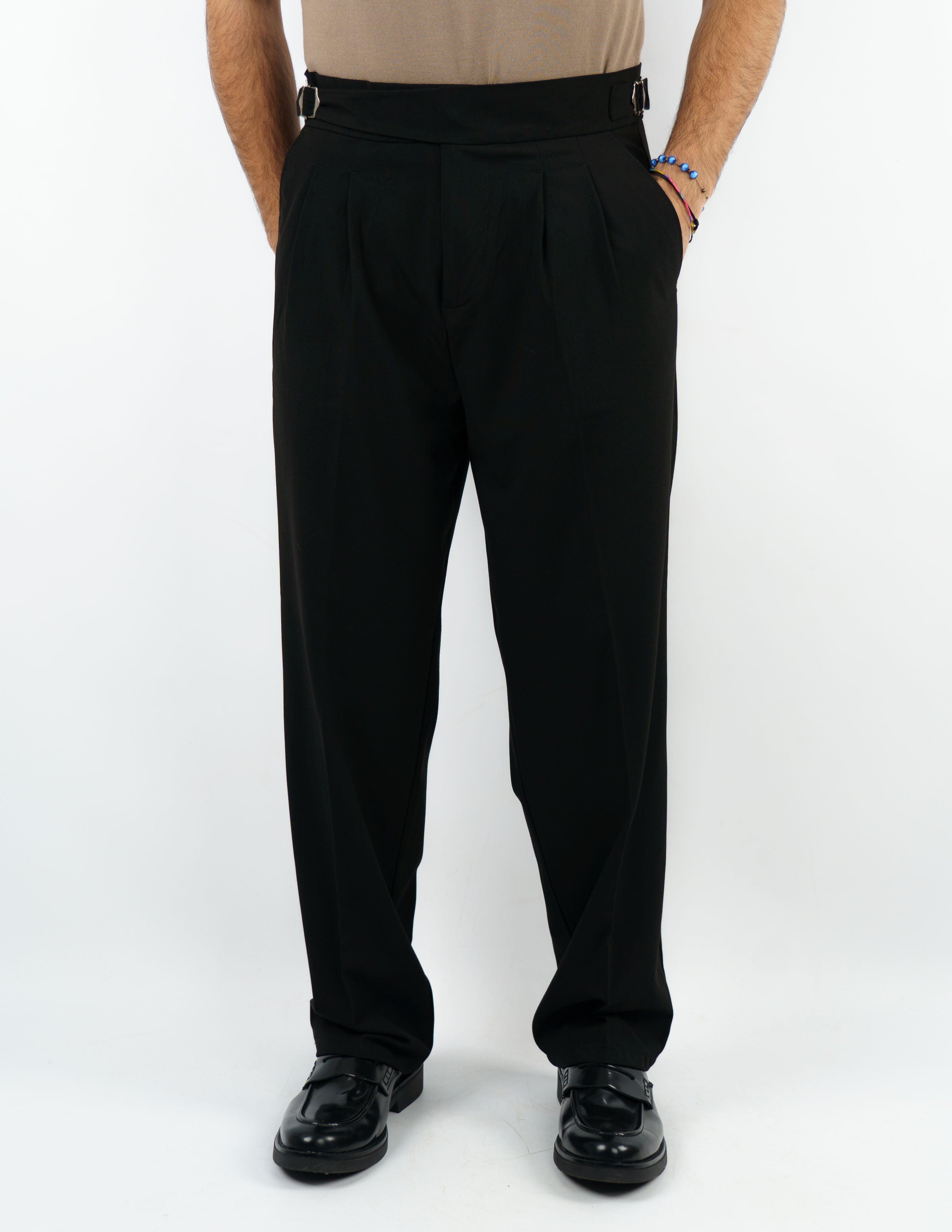 pantalone baggy fit sartoriale