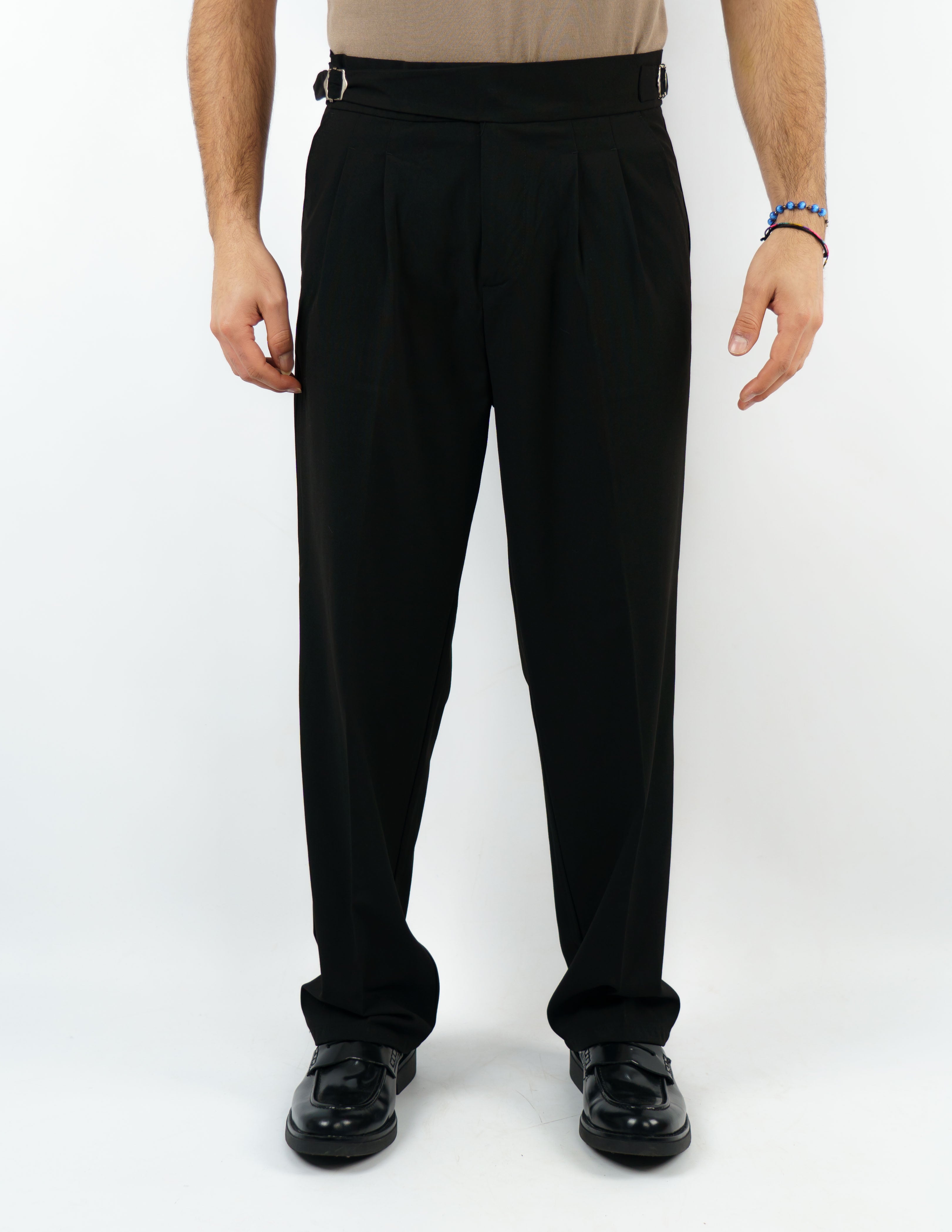 pantalone baggy fit sartoriale