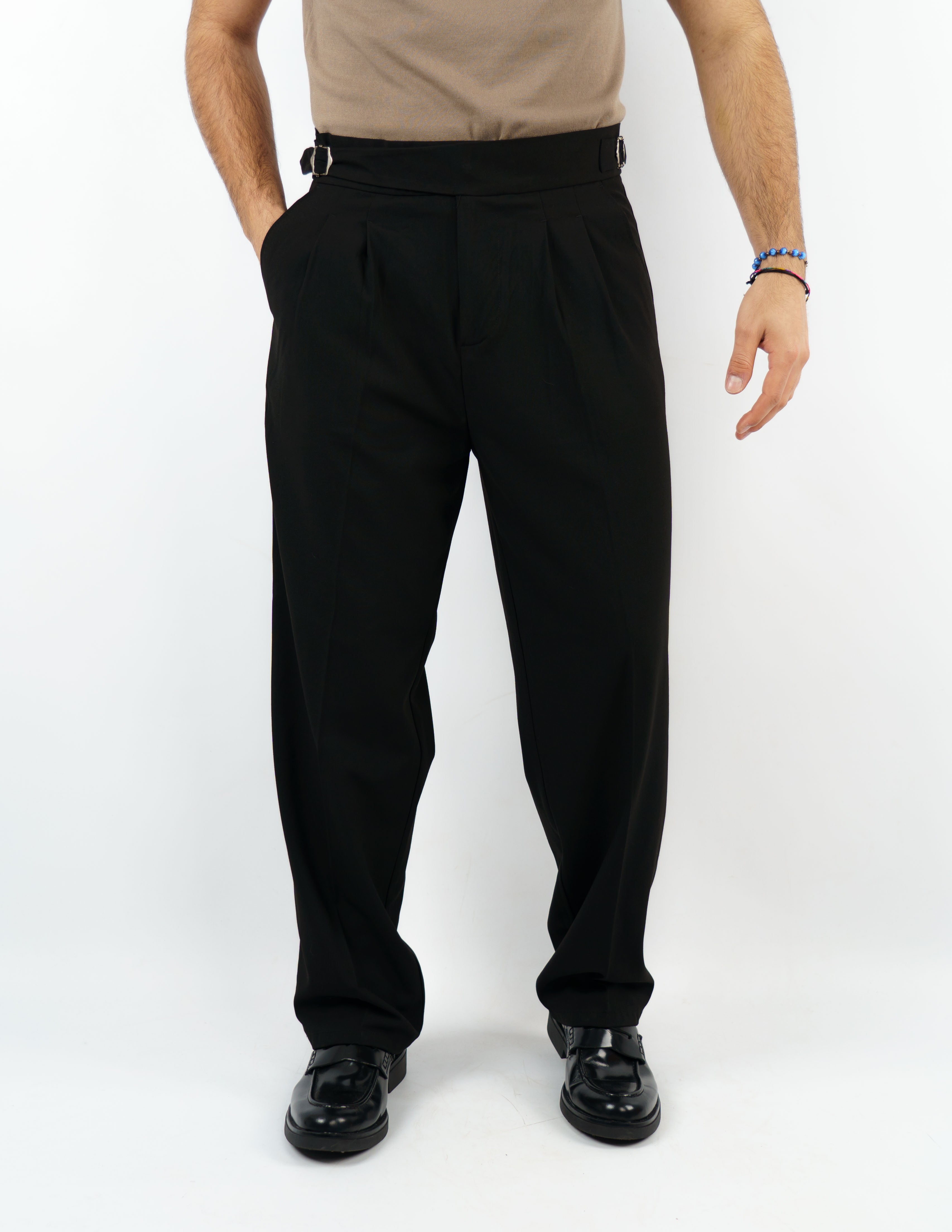 pantalone baggy fit sartoriale