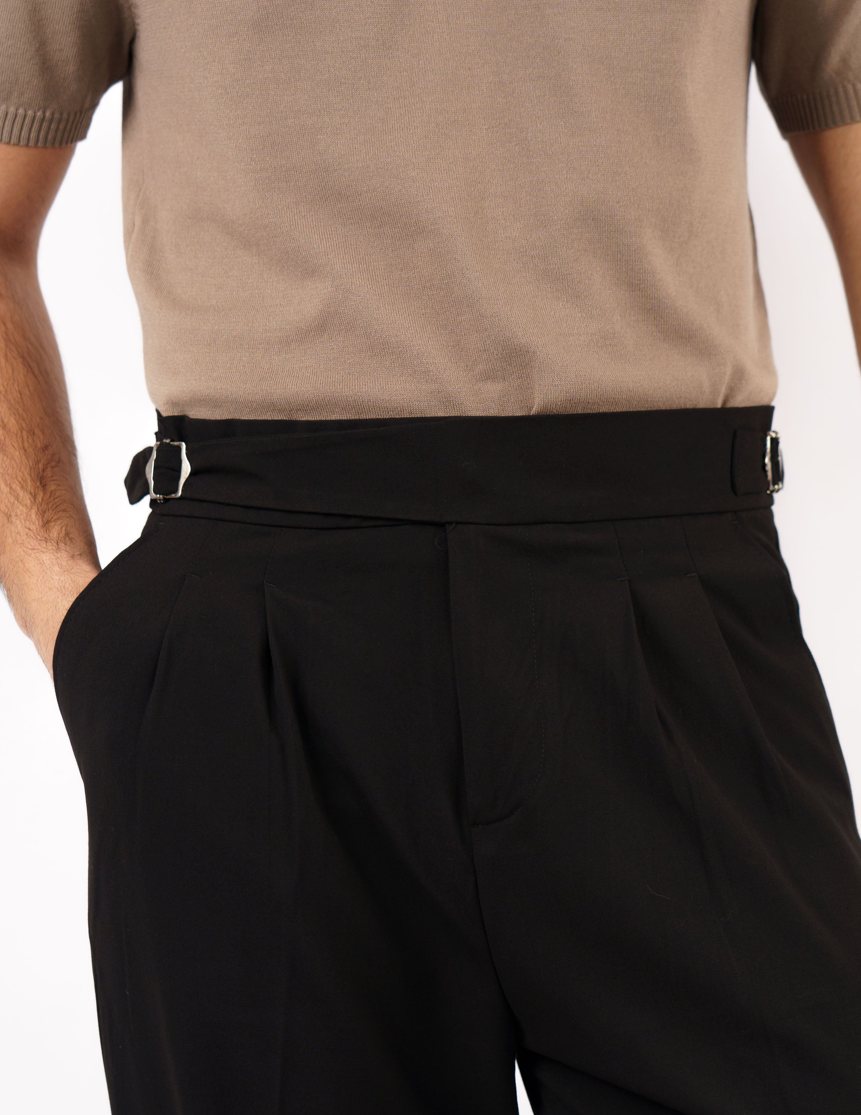 pantalone baggy fit sartoriale