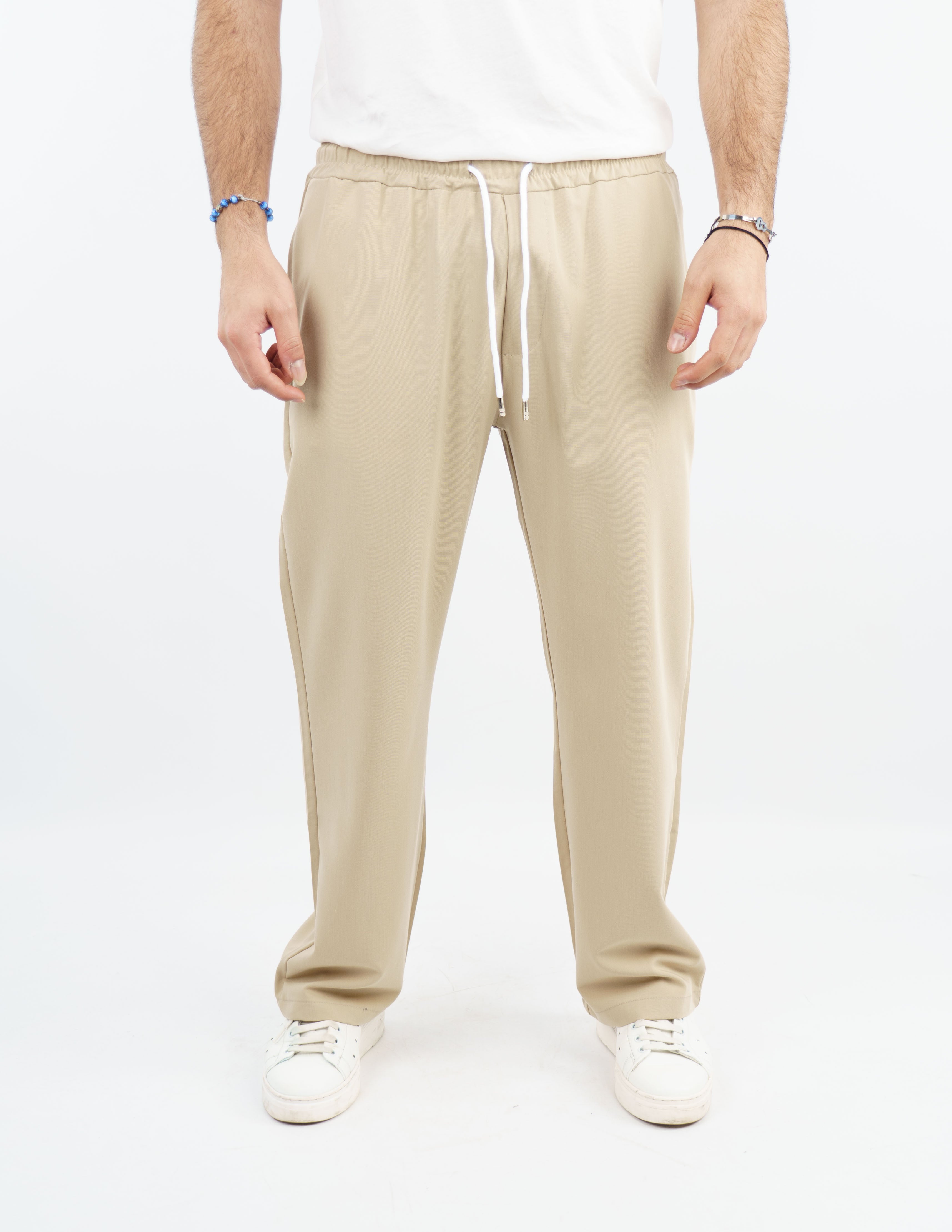 pantalone jogger fondo largo