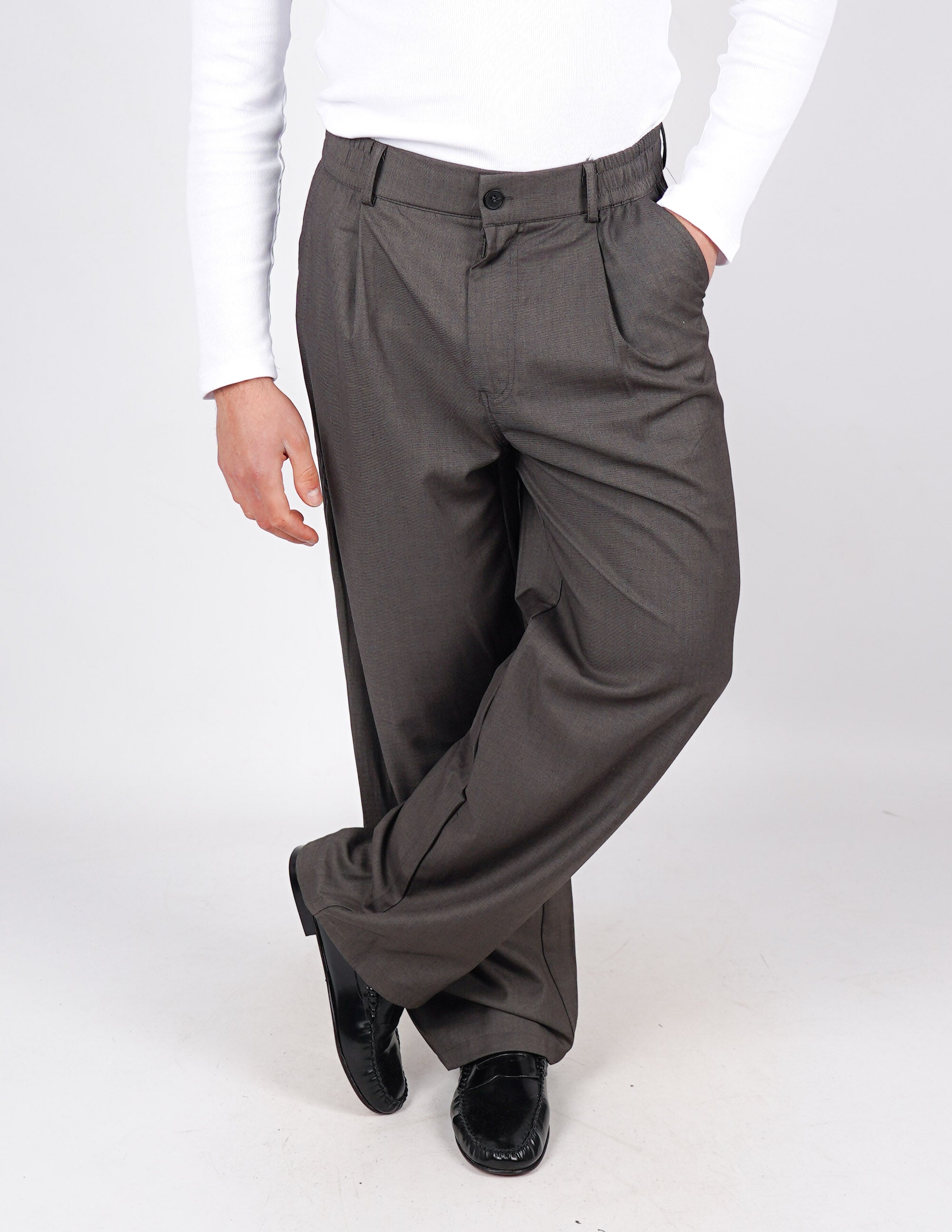 pantalone sartoriale fondo ampio