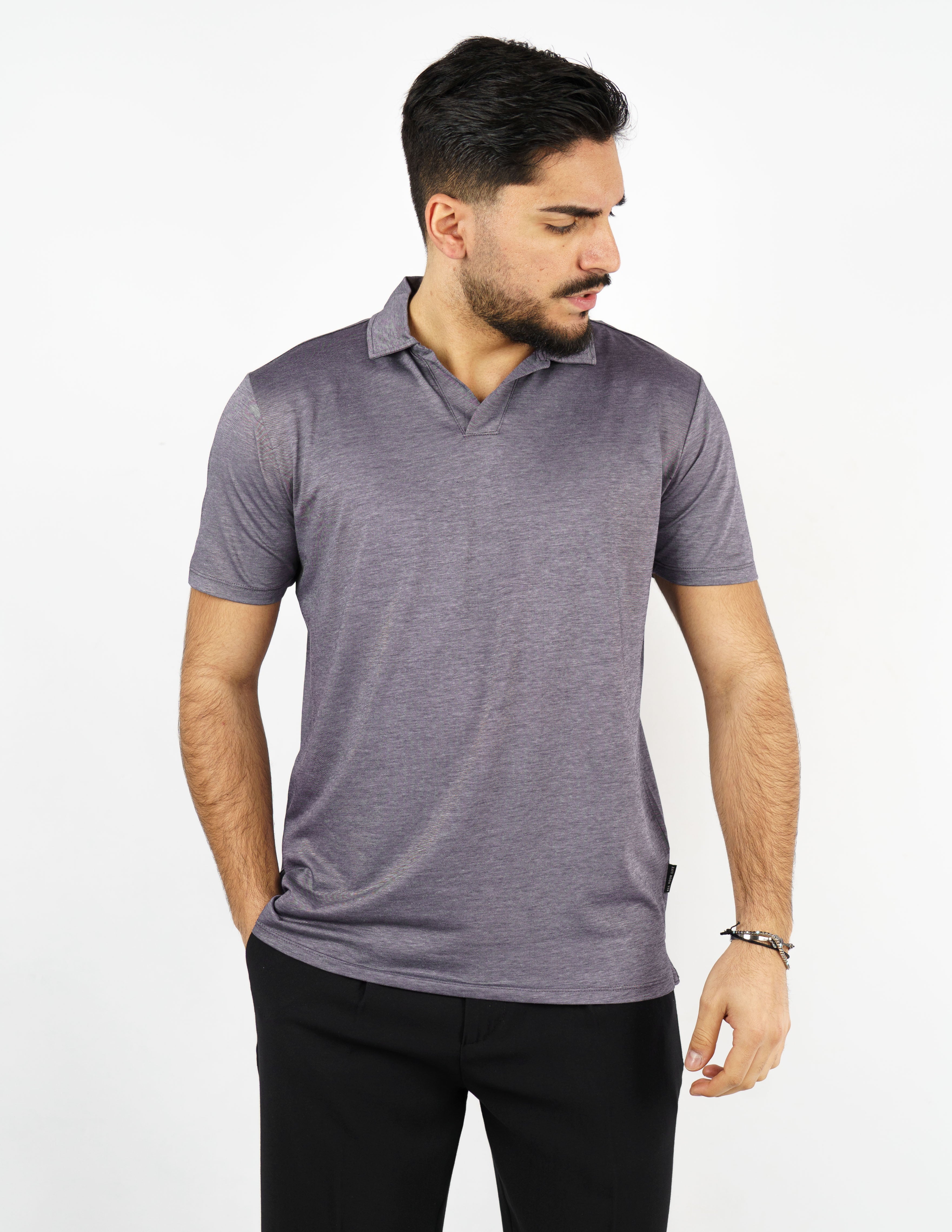 polo in tessuto micro piquet