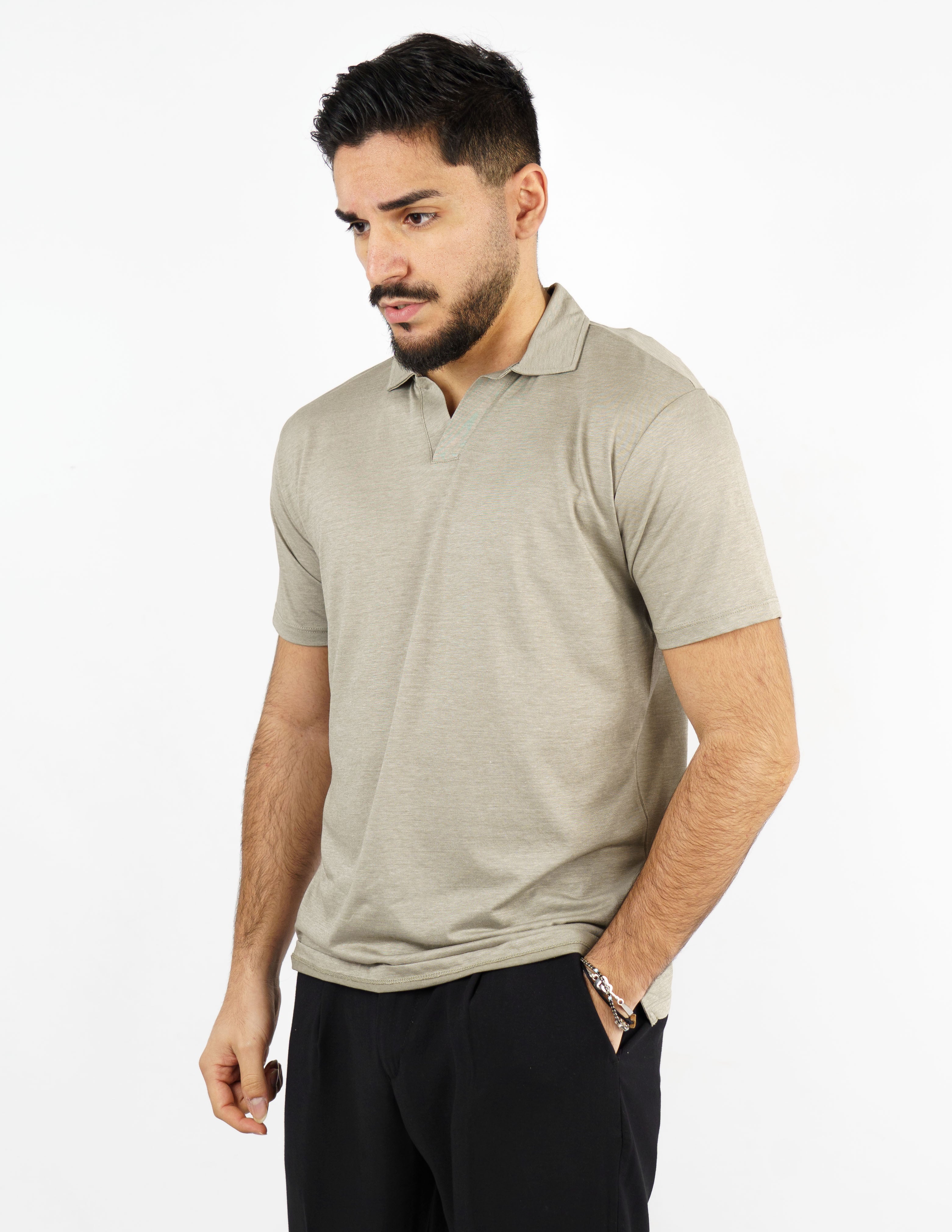 polo in tessuto micro piquet