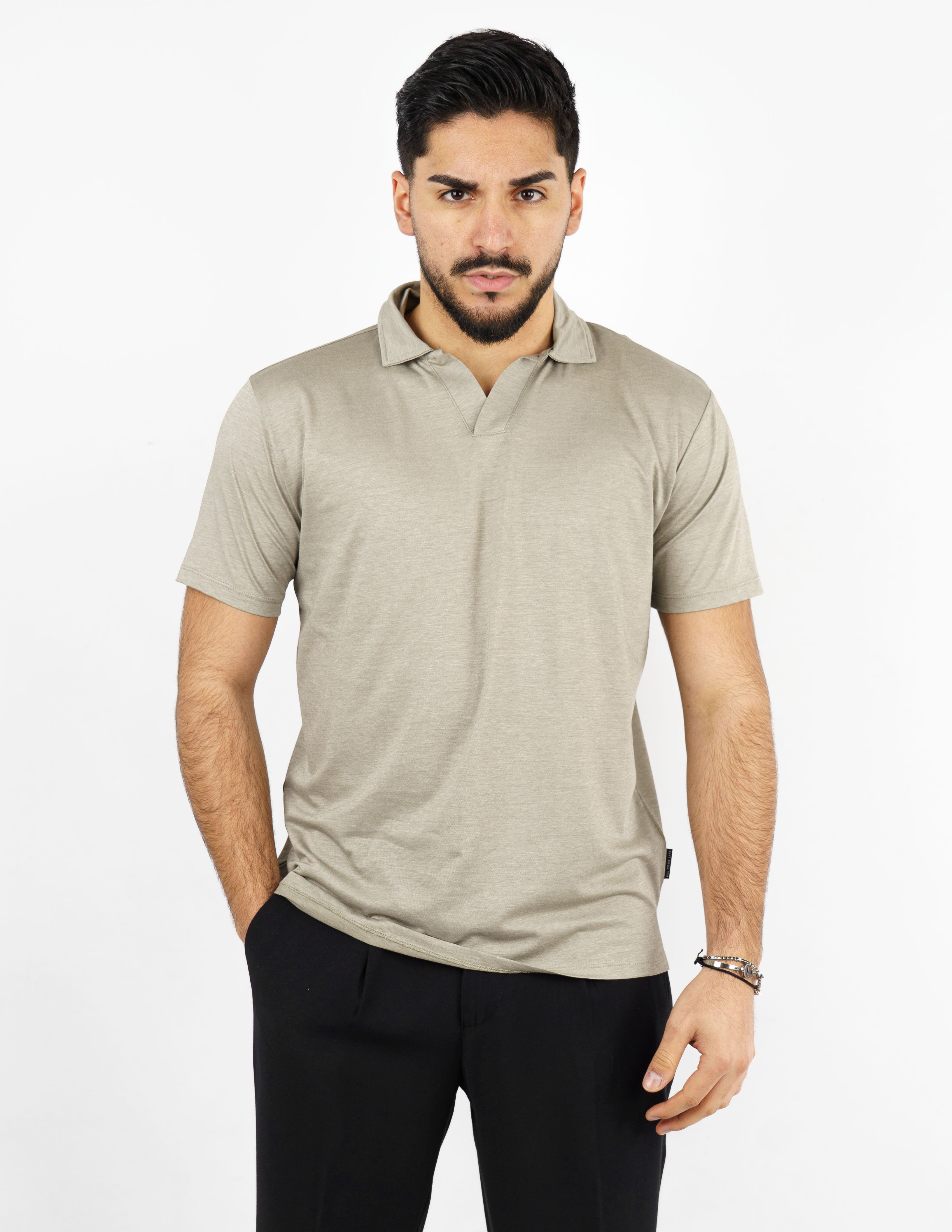 polo in tessuto micro piquet