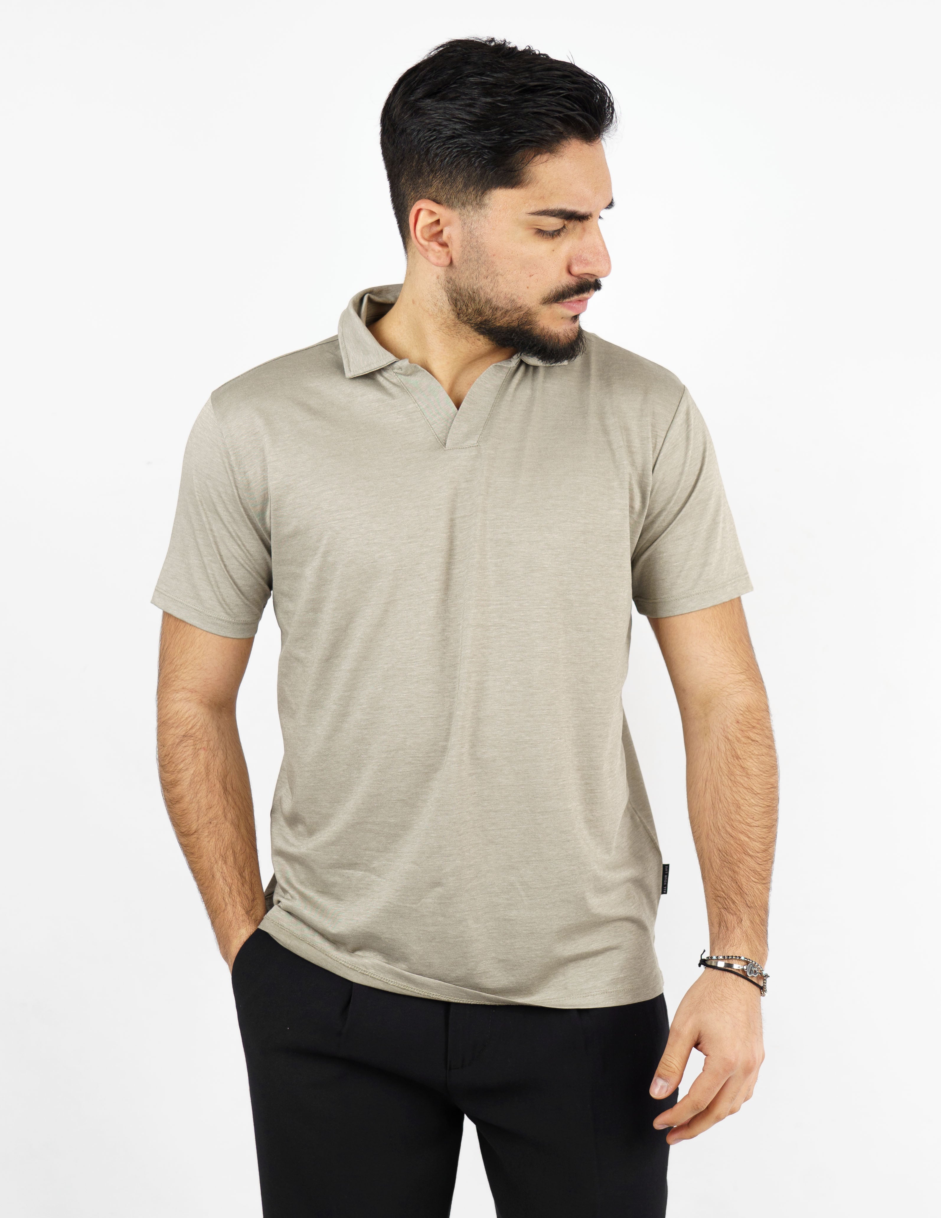 polo in tessuto micro piquet