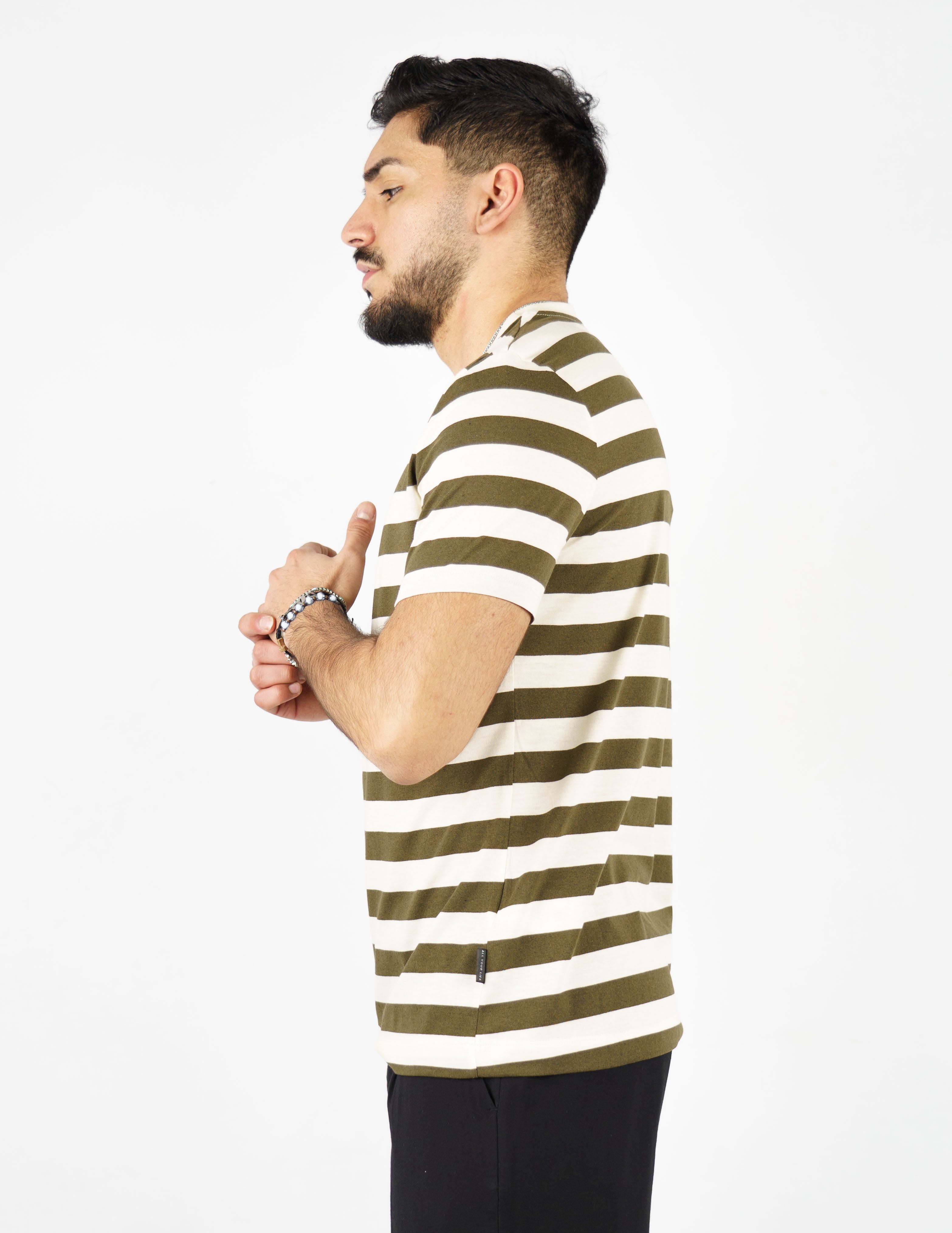 t-shirt cotone rigata