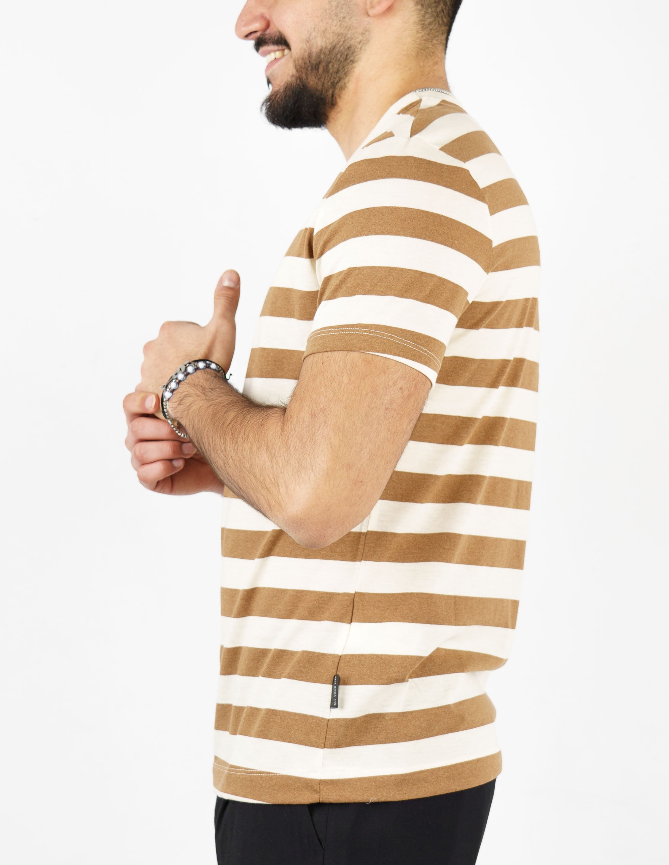 t-shirt cotone rigata