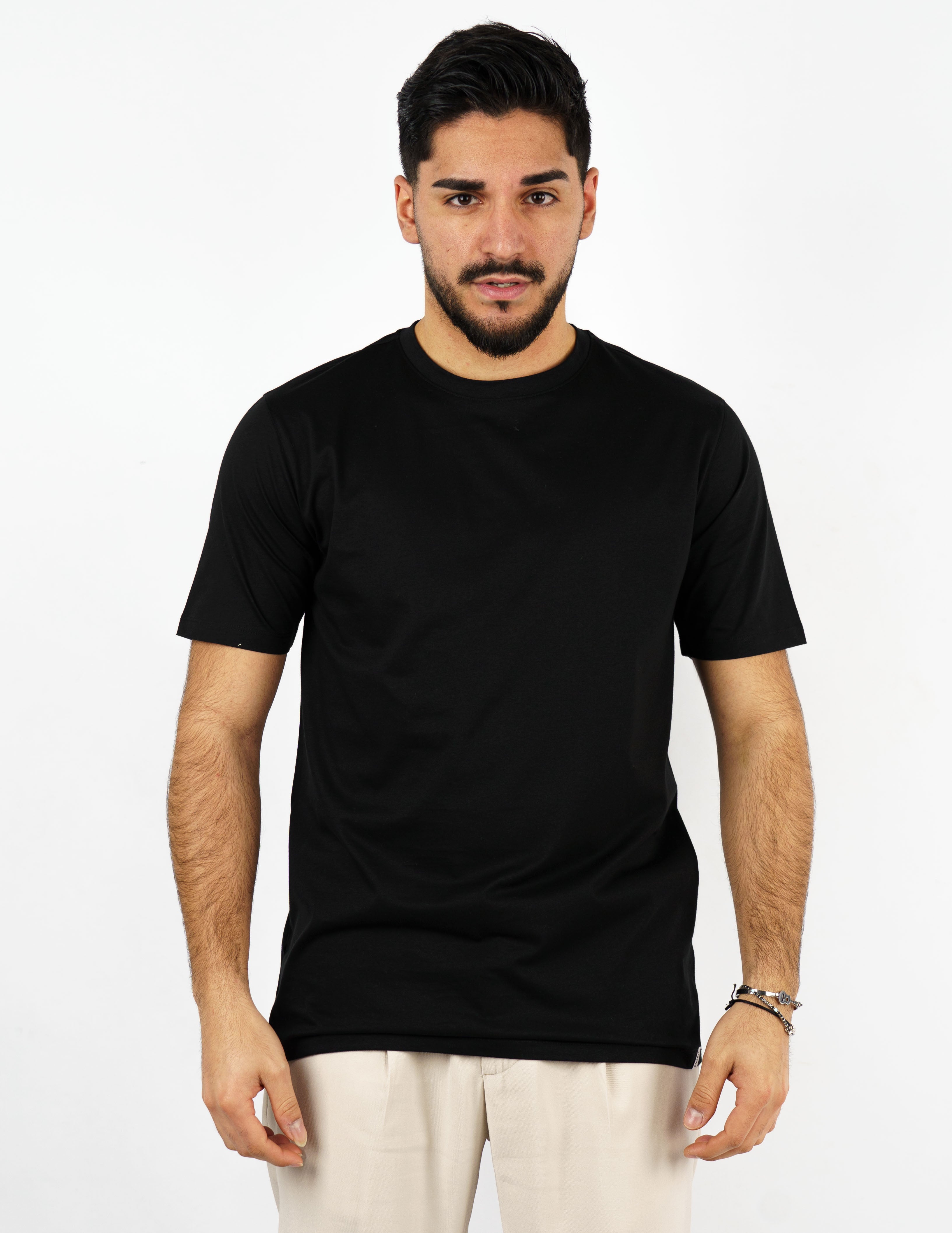 t-shirt in cotone mercerizzato over d