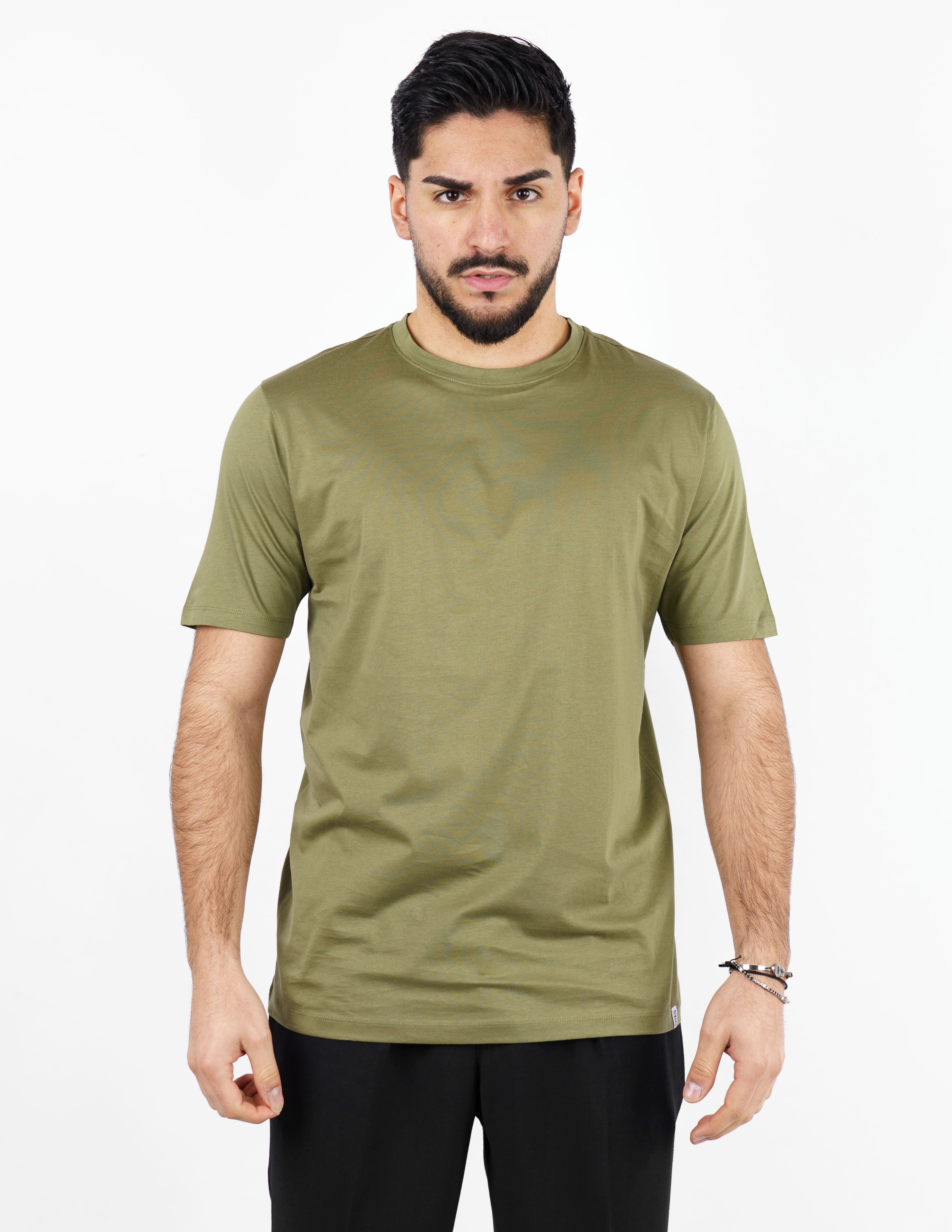 t-shirt in cotone mercerizzato over d