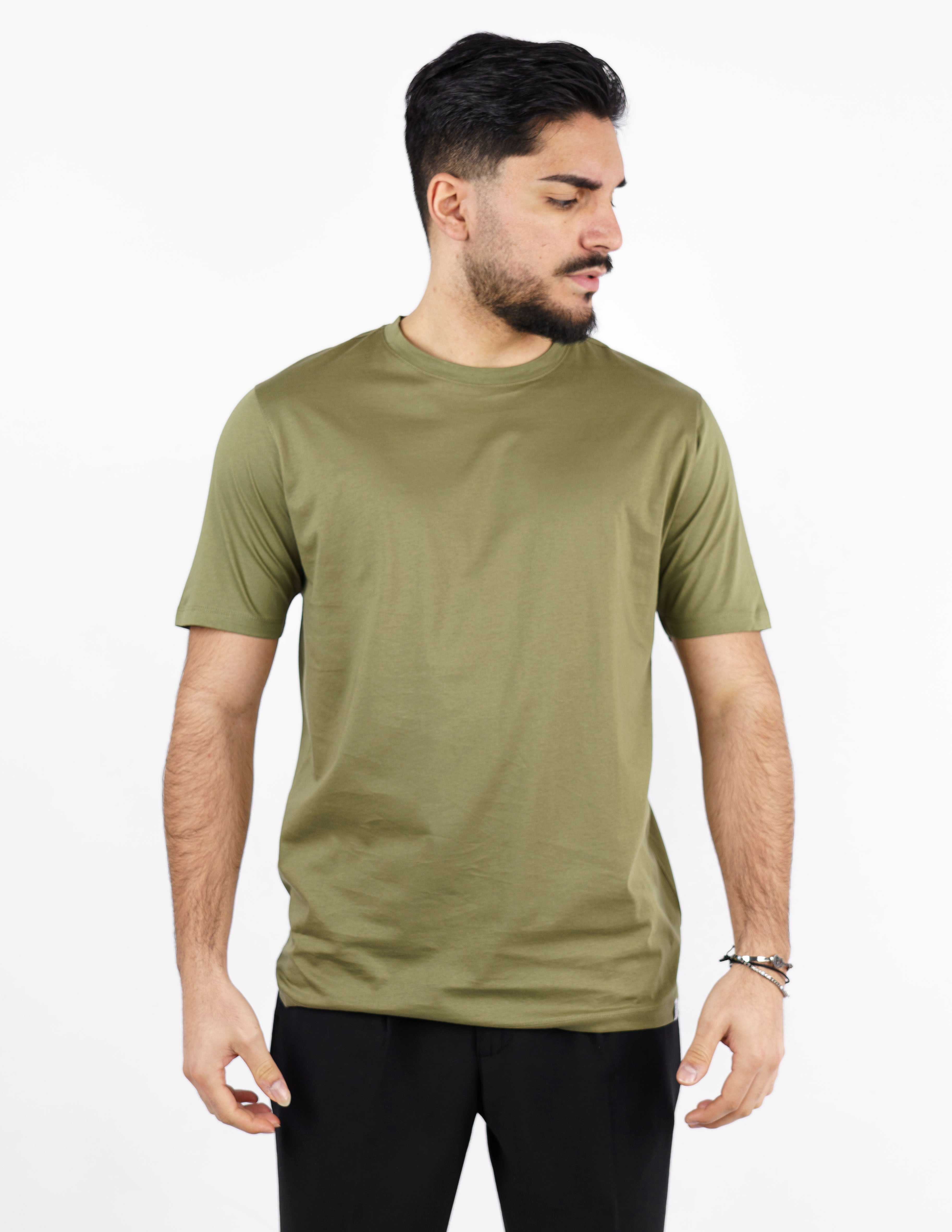 t-shirt in cotone mercerizzato over d