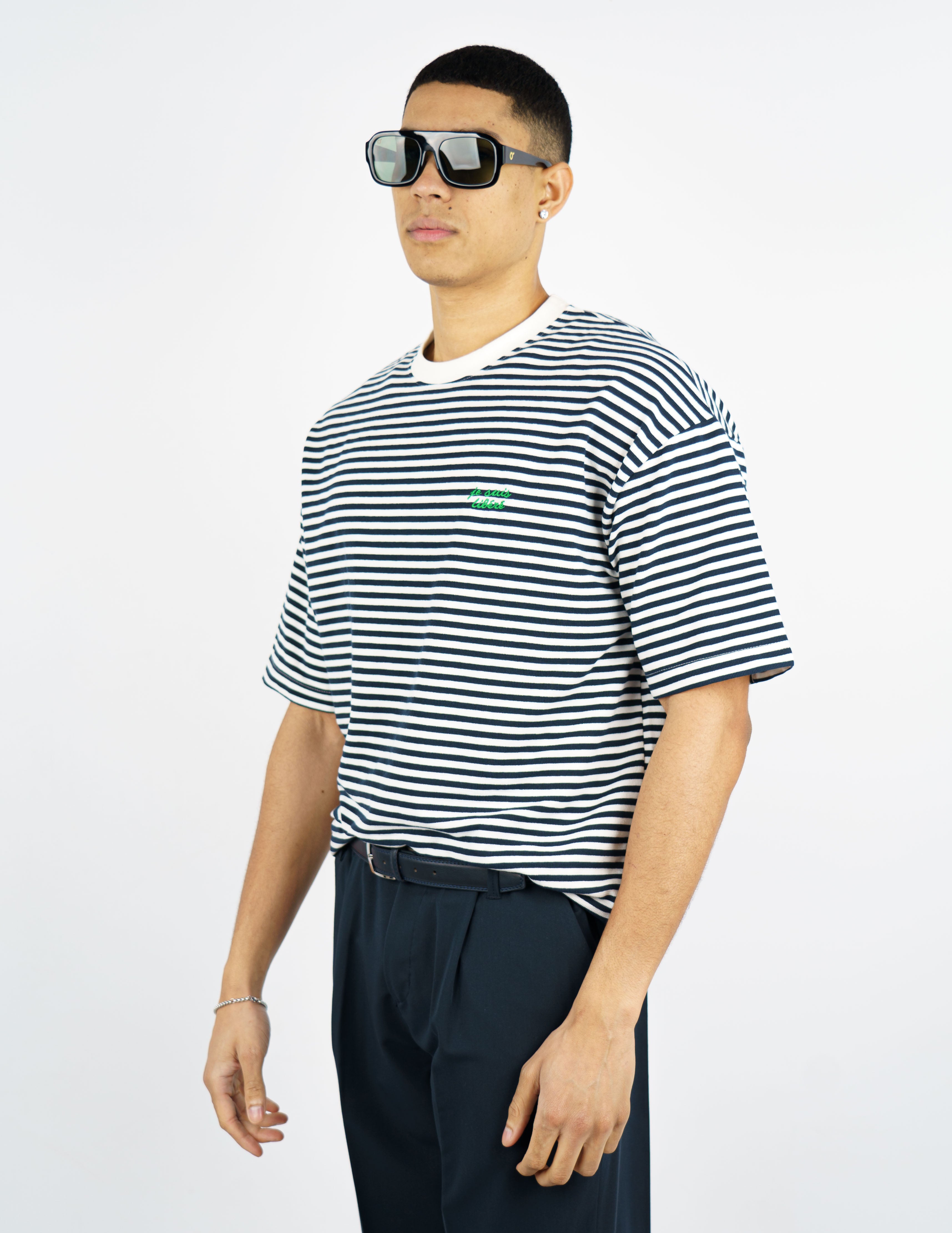 t-shirt semi over con ricamo