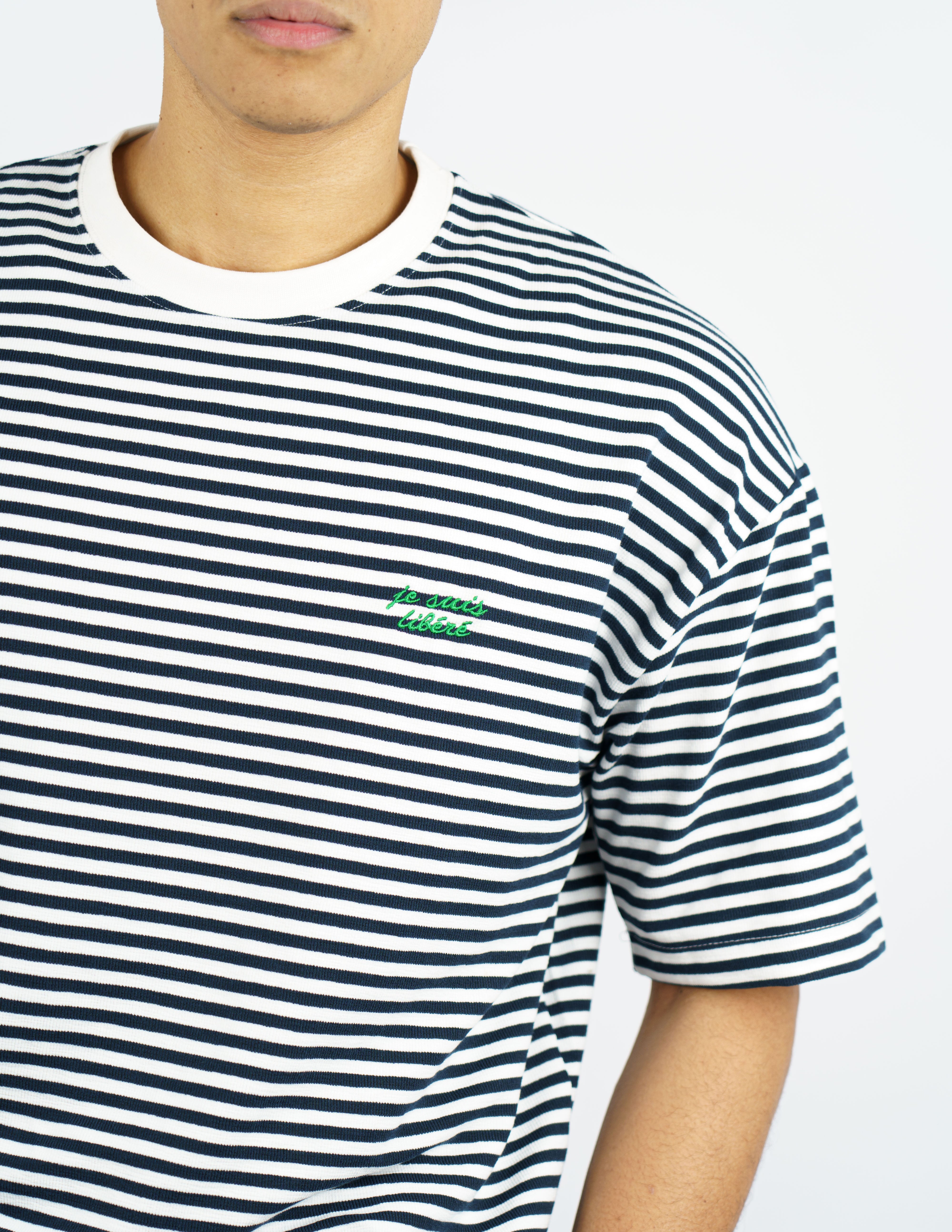 t-shirt semi over con ricamo