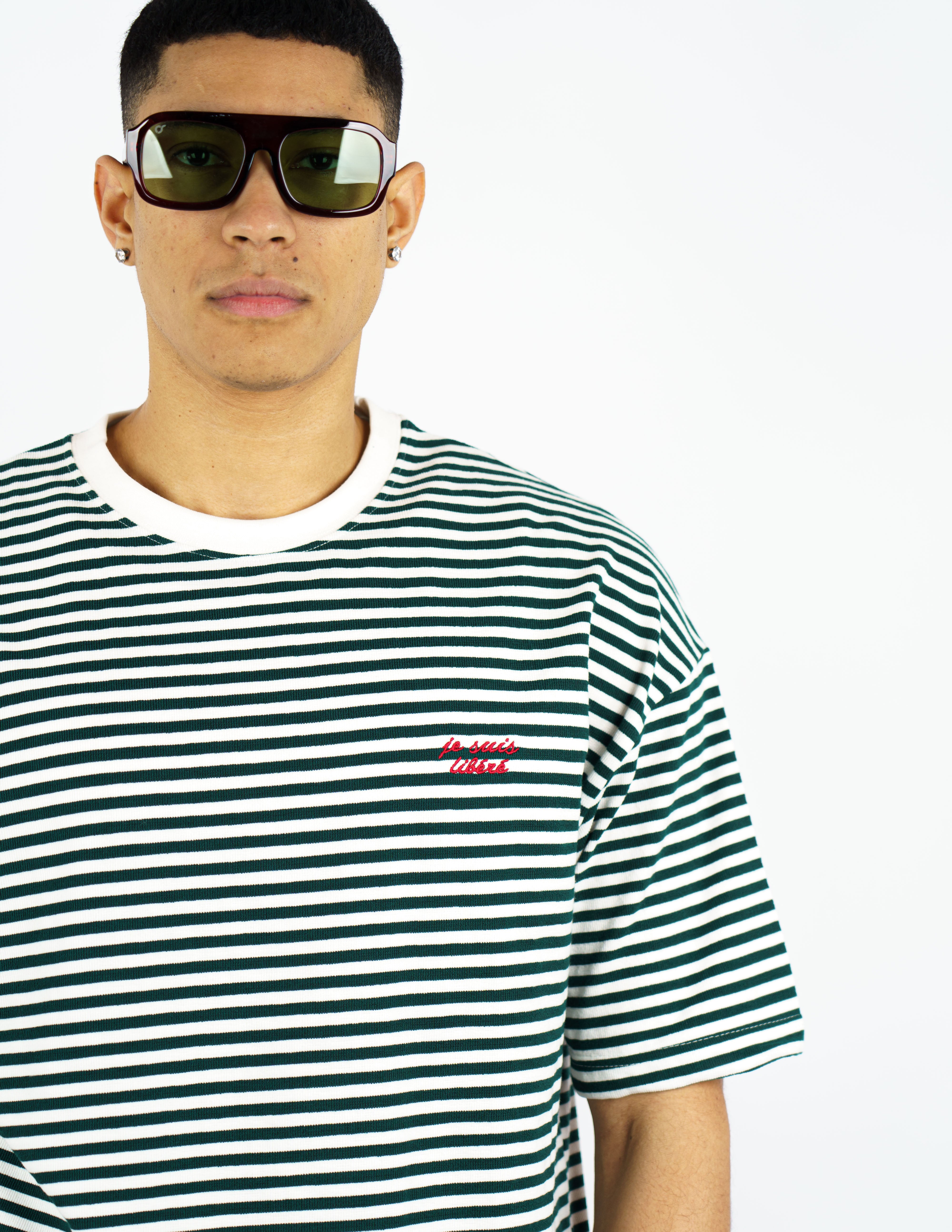 t-shirt semi over con ricamo