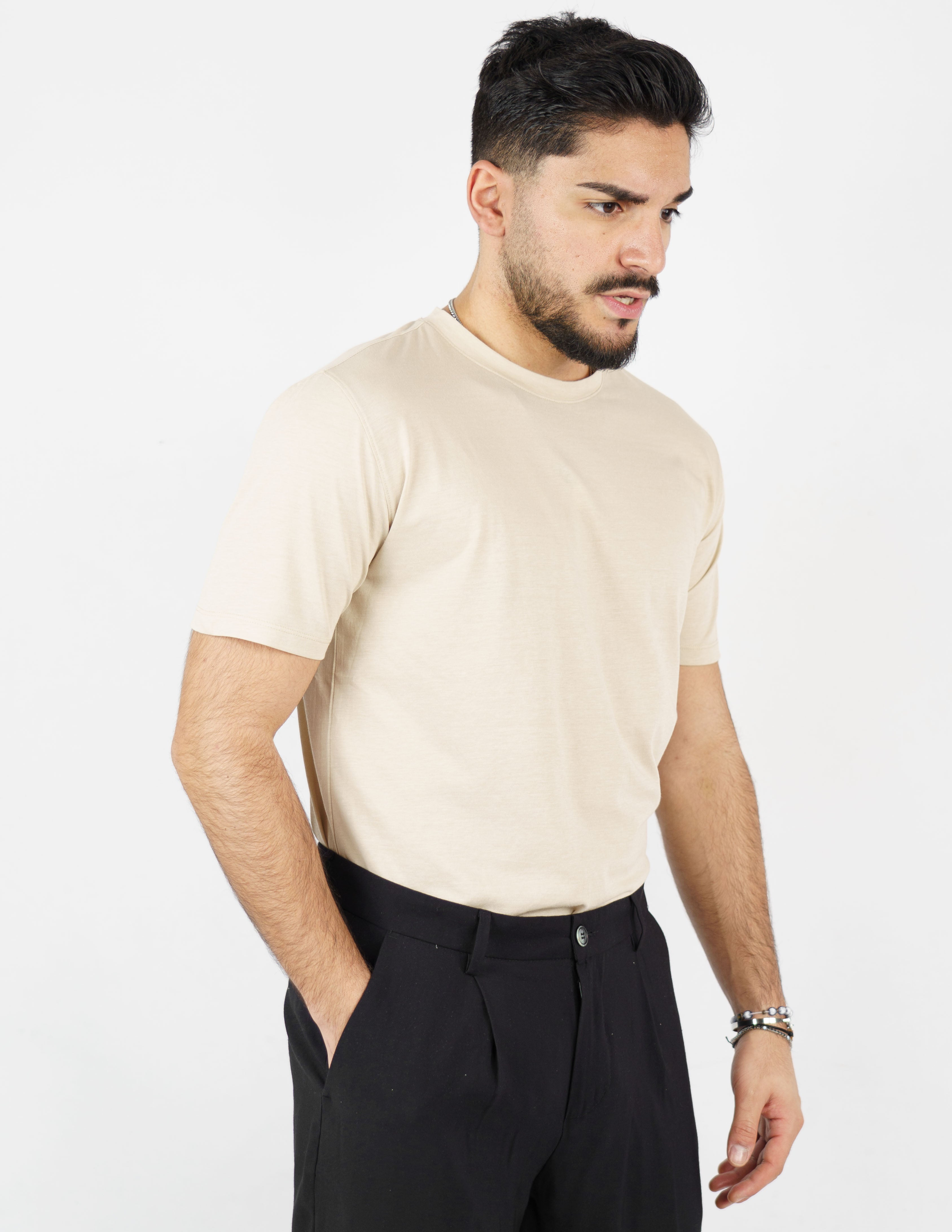 t-shirt tessuto micro piquet