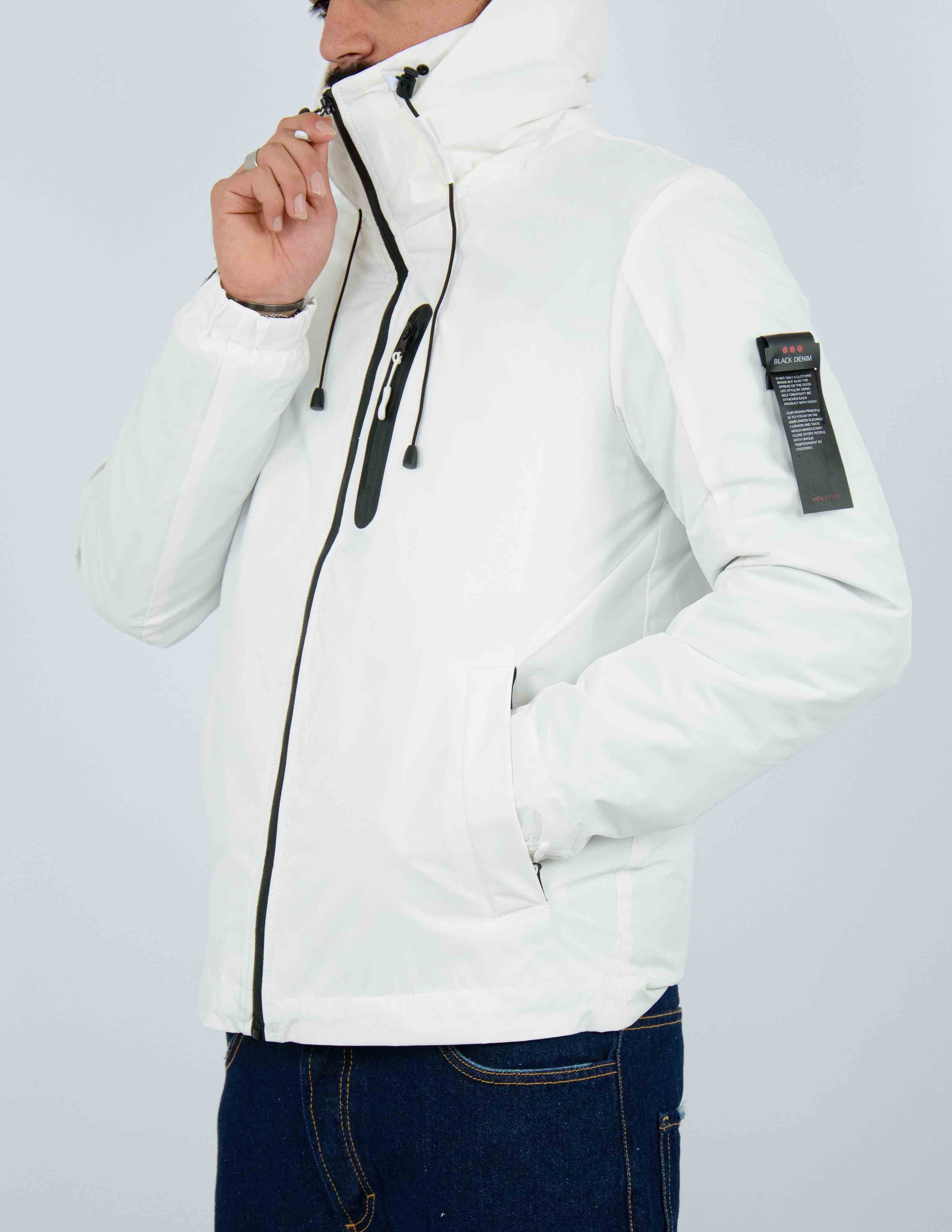 giubbino uomo in tessuto tecnico imbottito