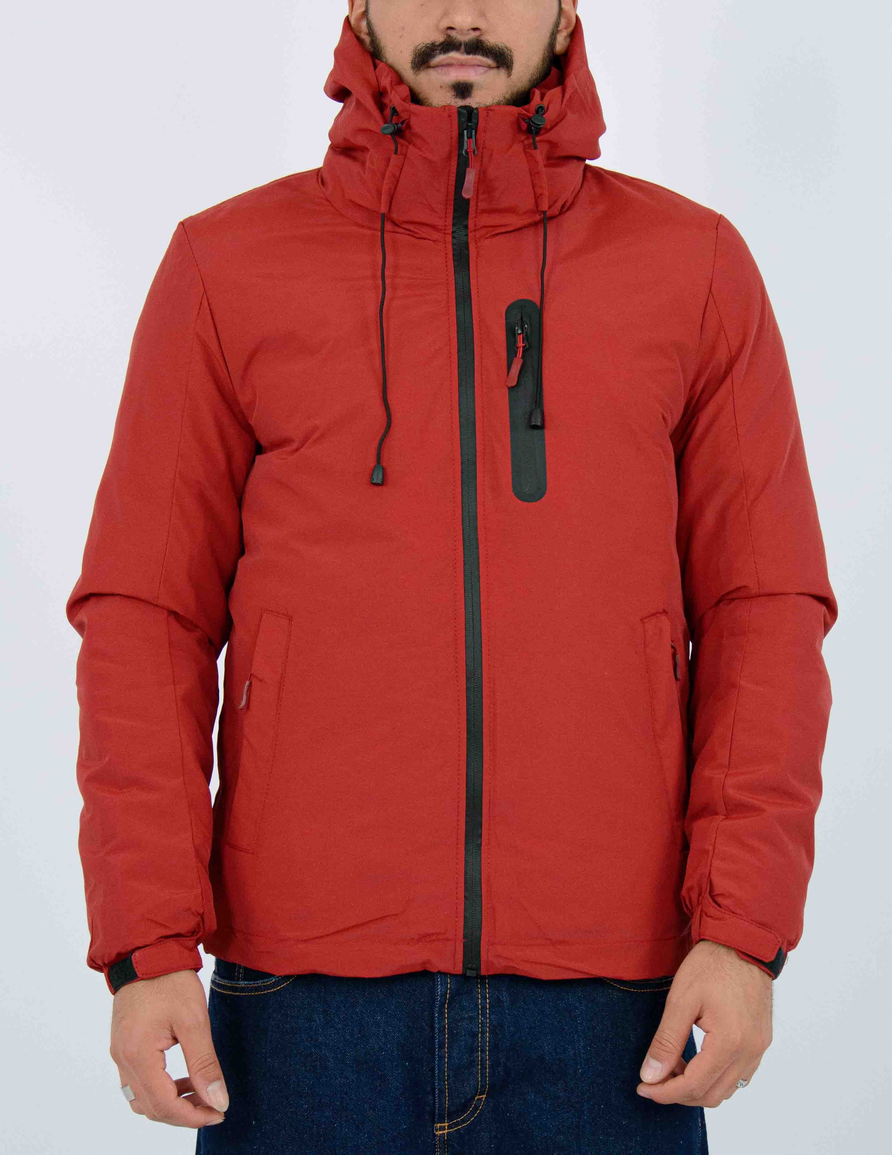 giubbino uomo in tessuto tecnico imbottito