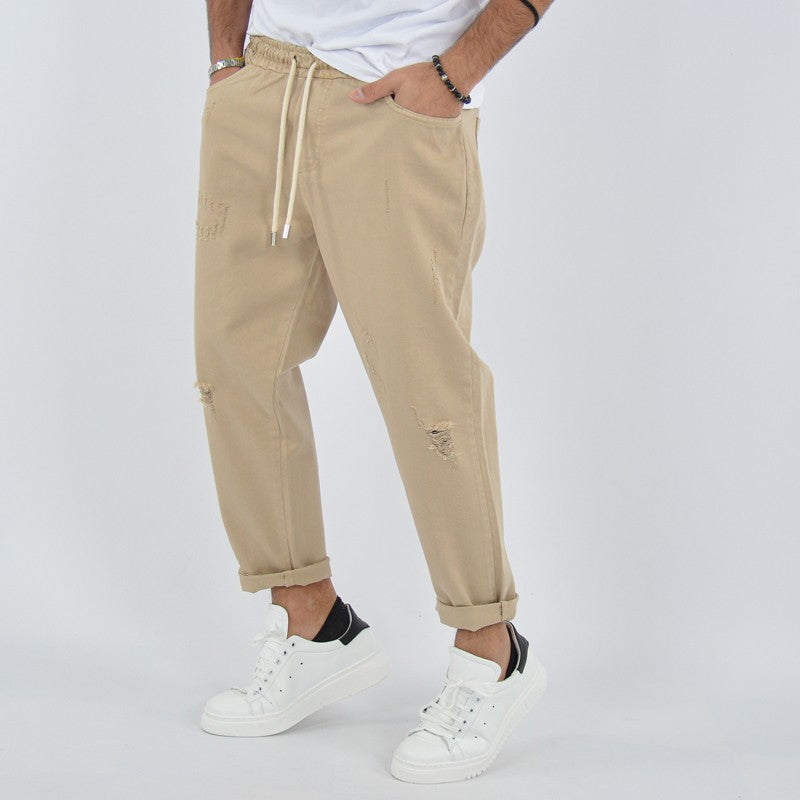 jeans uomo con elastico in vita