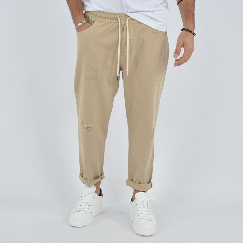 jeans uomo con elastico in vita