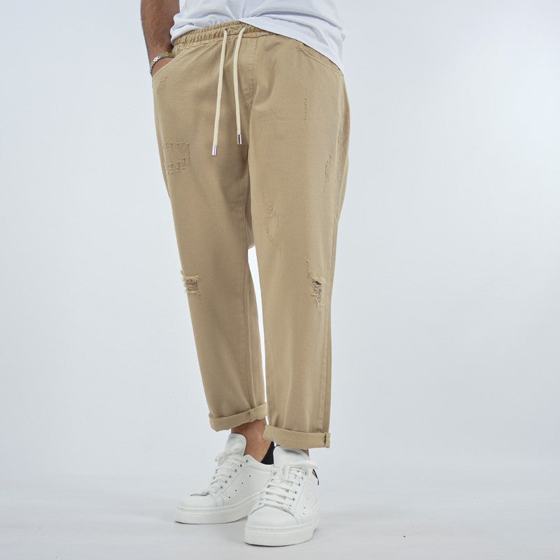 jeans uomo con elastico in vita