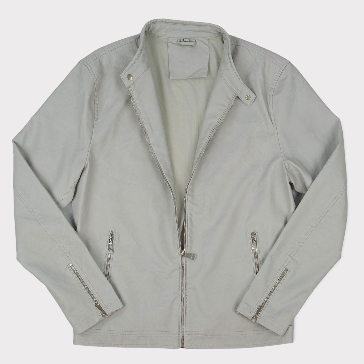 giubbino uomo ecopelle coreano