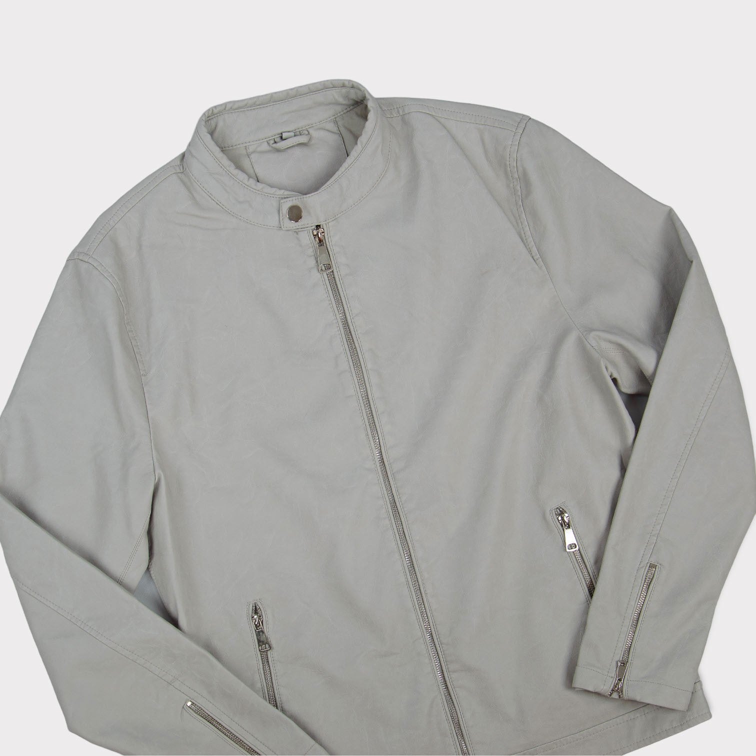 giubbino uomo ecopelle coreano