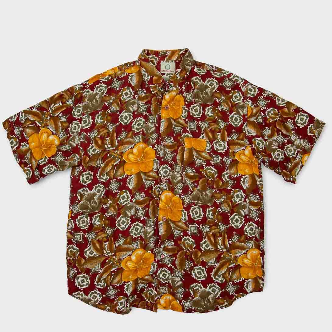 camicia uomo manica corta vintage