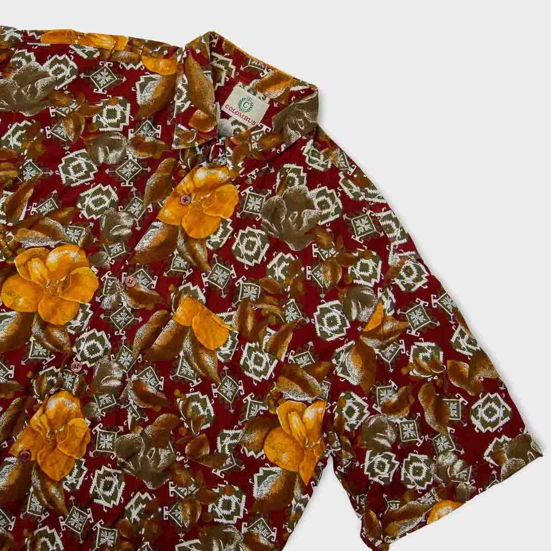 camicia uomo manica corta vintage