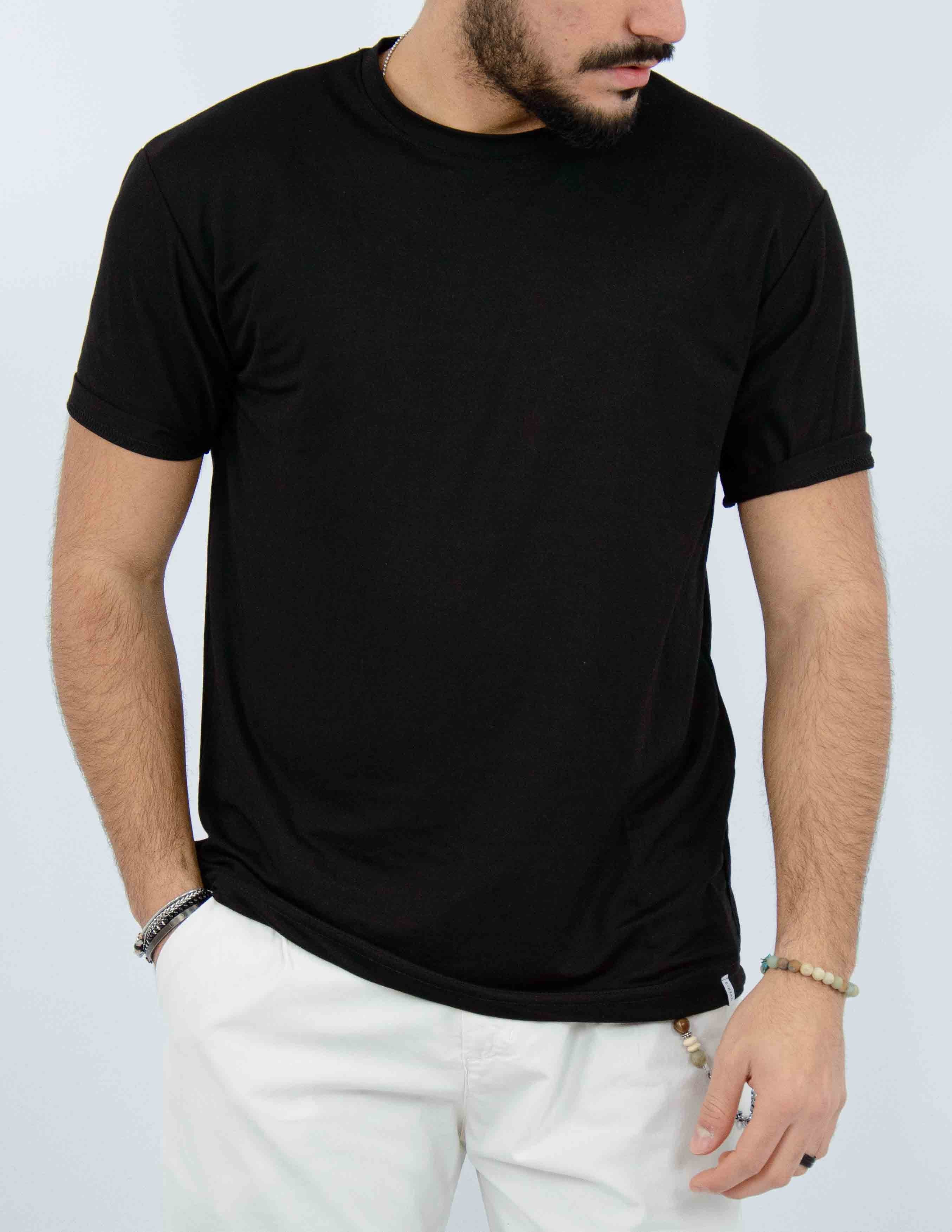 T-SHIRT UOMO IN VISCOSA OVER D