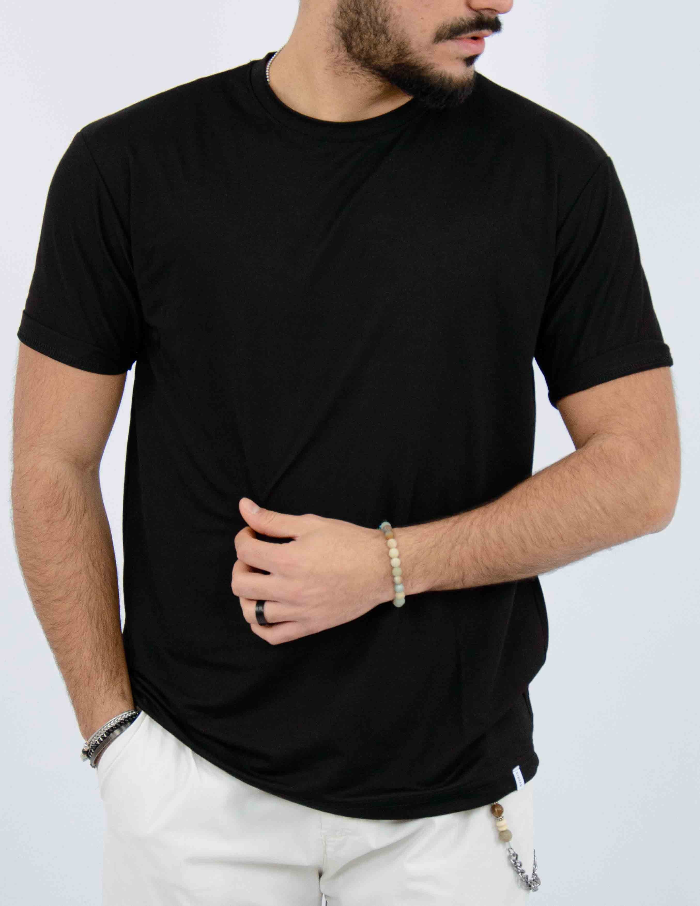 T-SHIRT UOMO IN VISCOSA OVER D