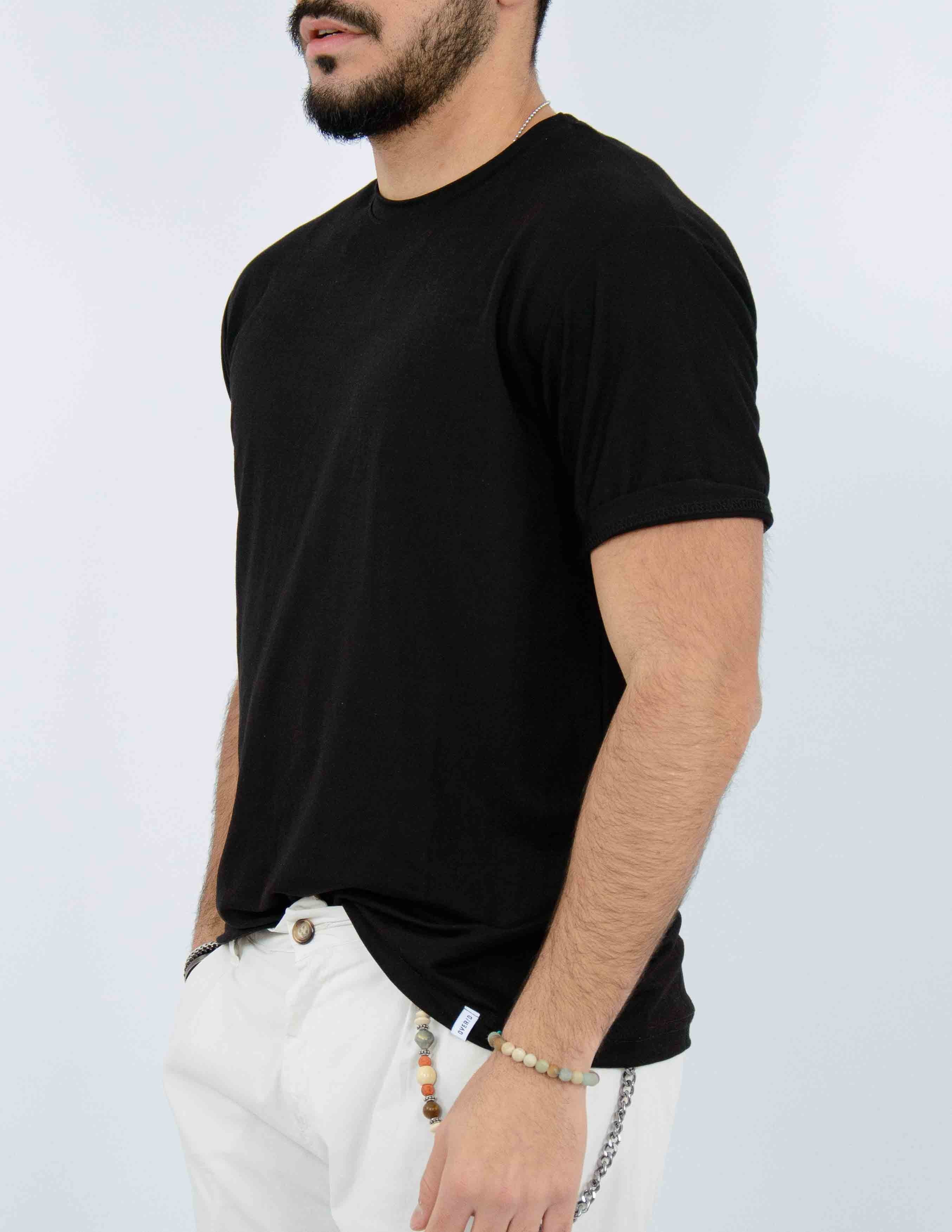 T-SHIRT UOMO IN VISCOSA OVER D