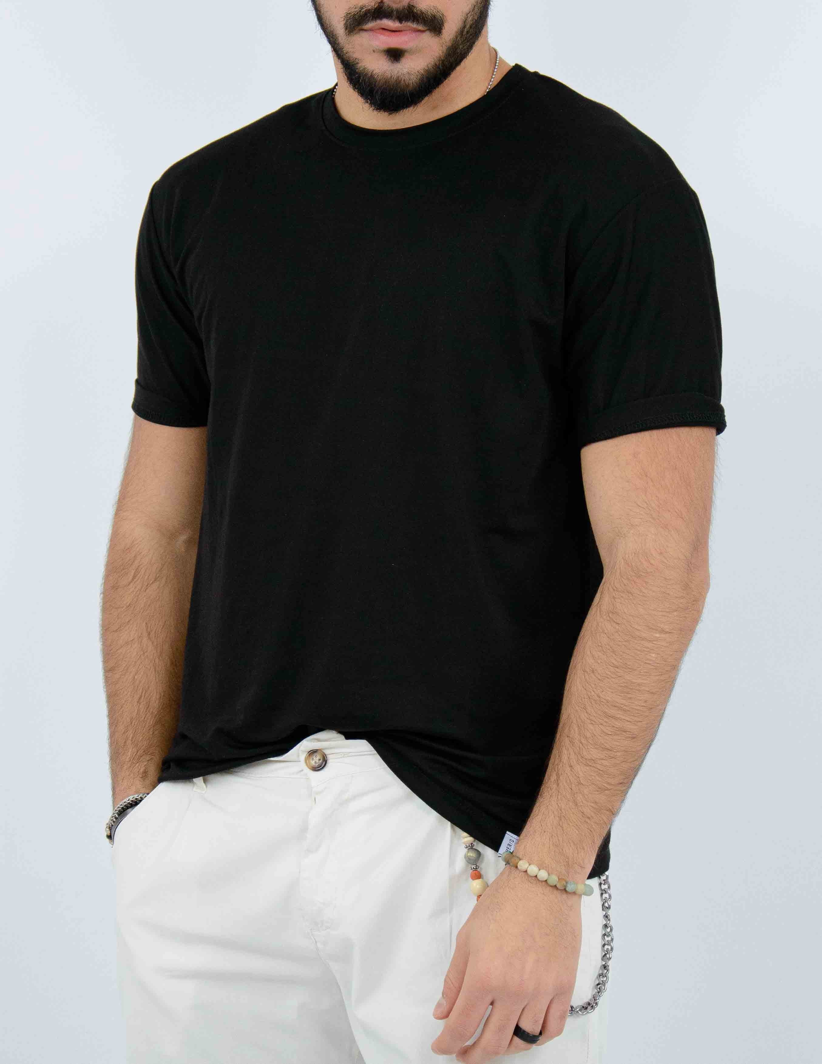 T-SHIRT UOMO IN VISCOSA OVER D