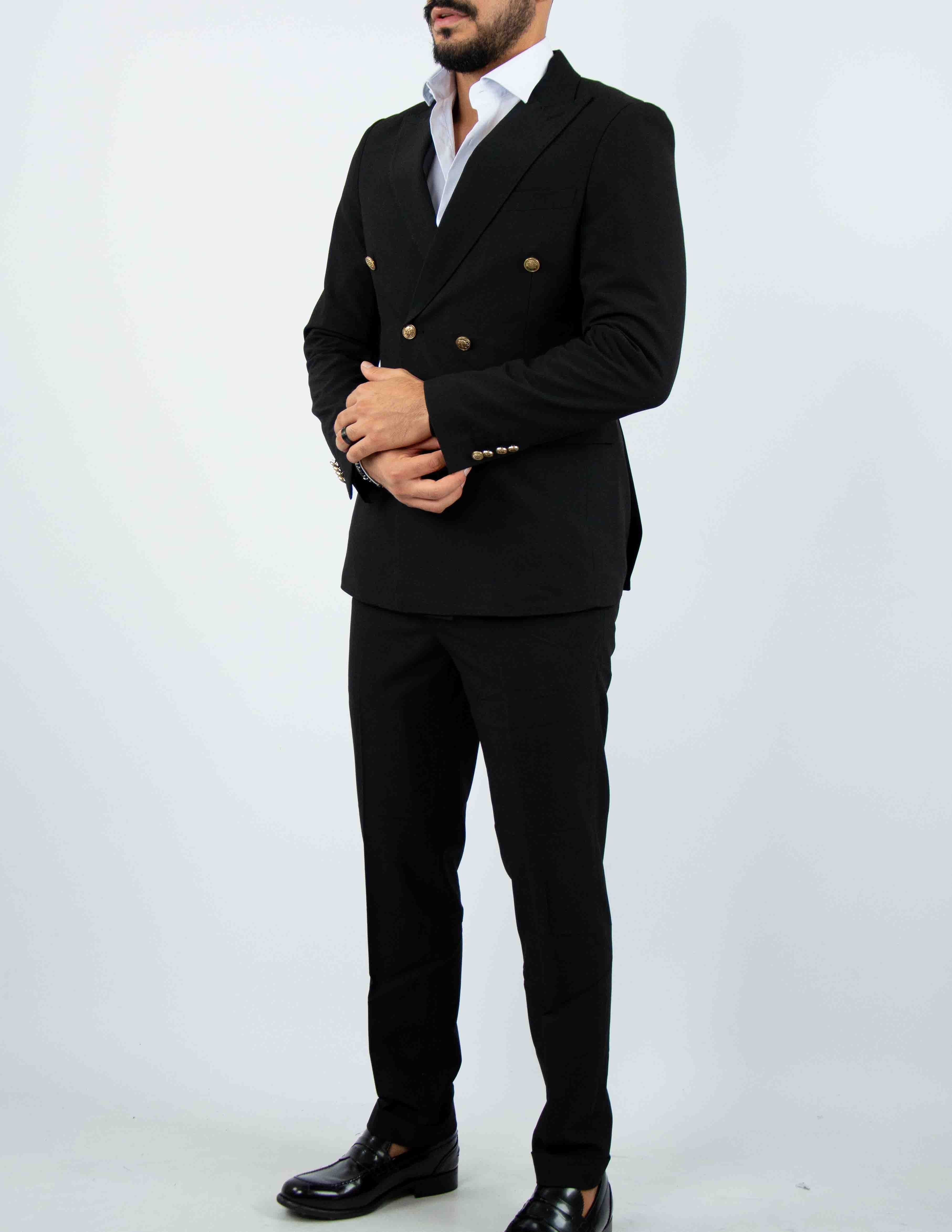 ABITO UOMO VESTITO ELEGANTE DOPPIOPETTO