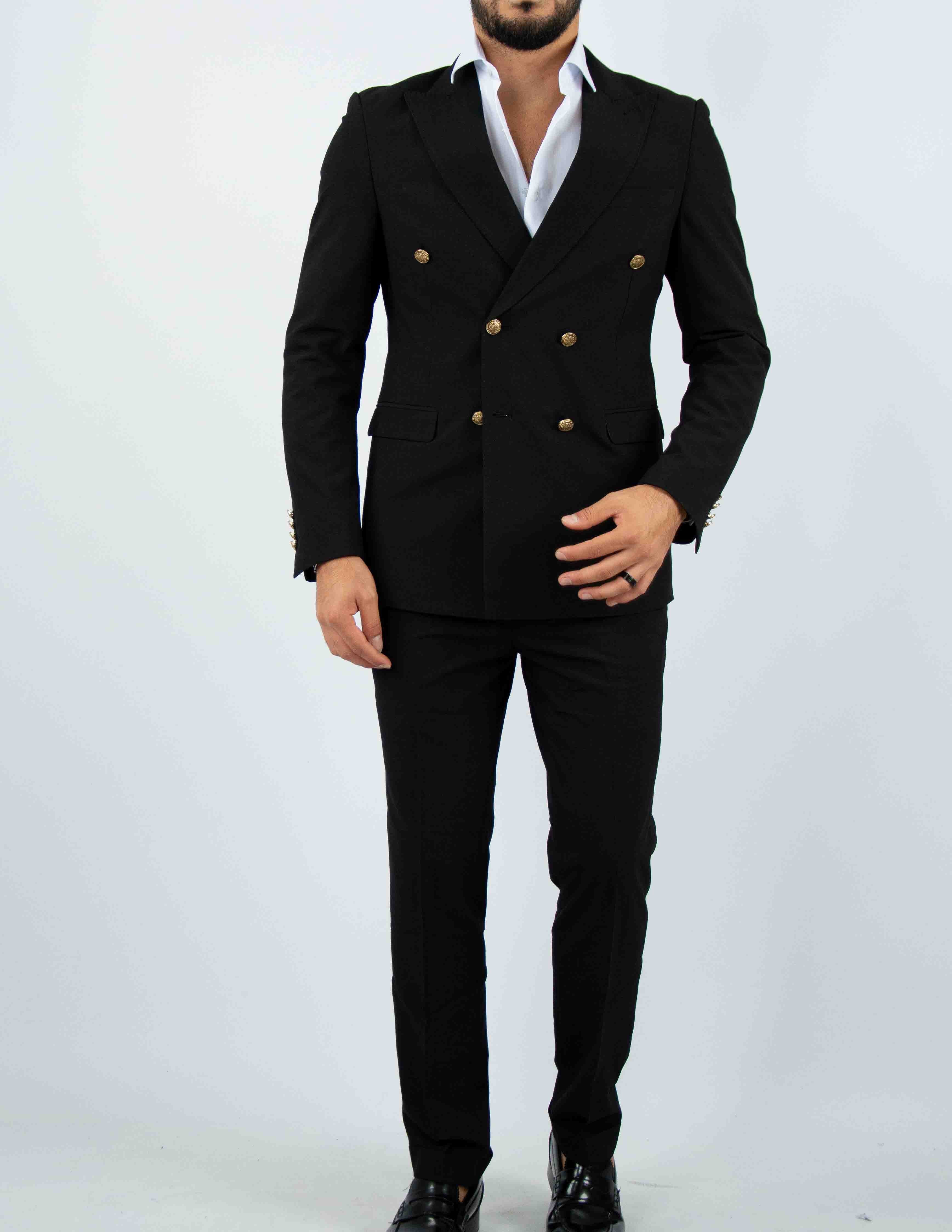 ABITO UOMO VESTITO ELEGANTE DOPPIOPETTO