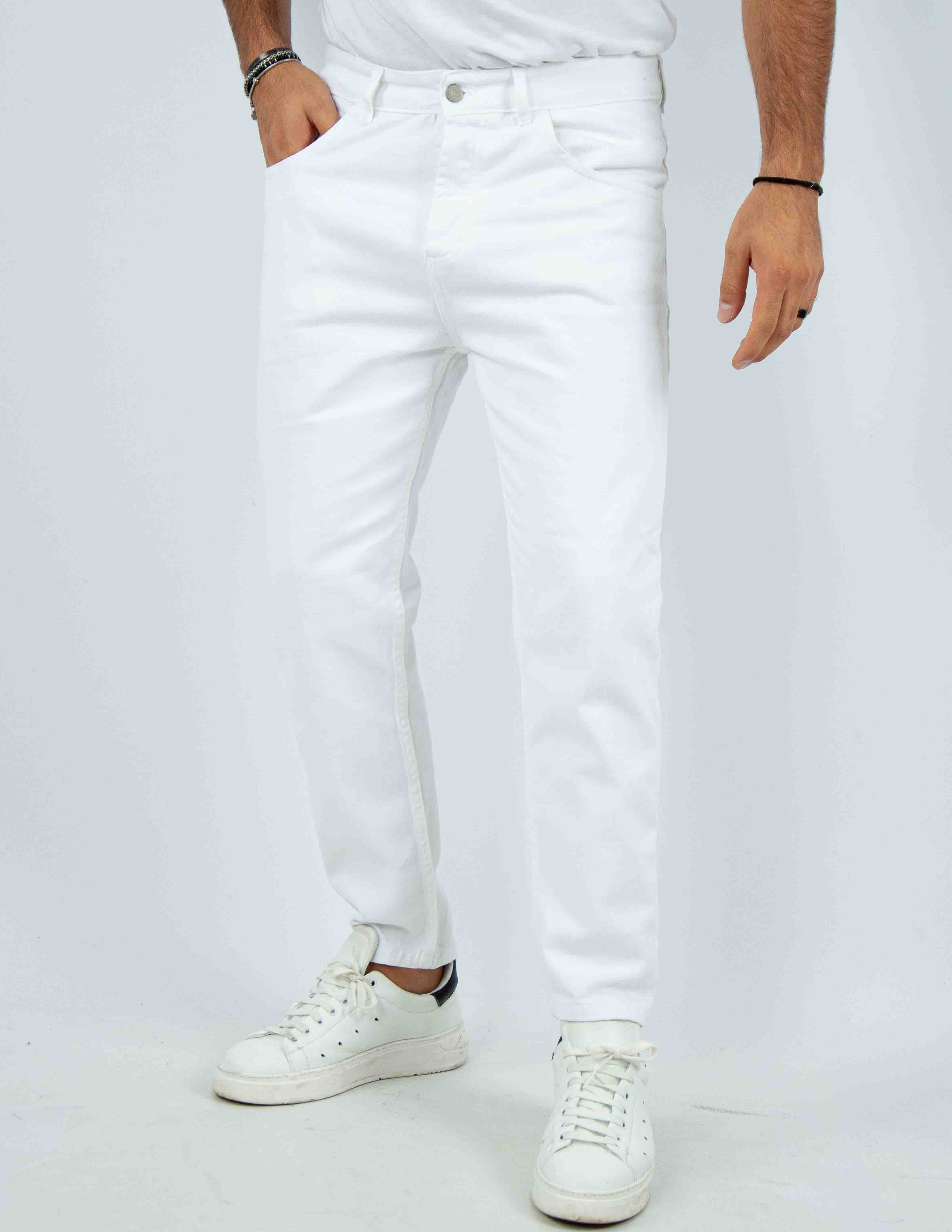 jeans uomo basic tinta unita