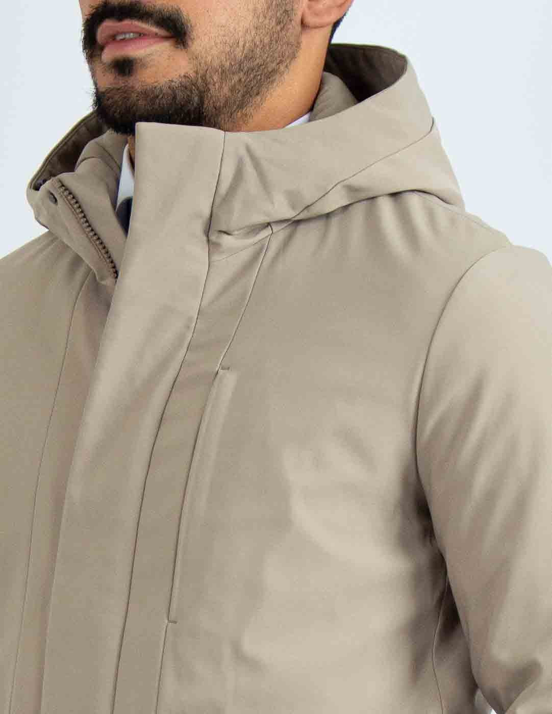giubbino uomo parka impermeabile