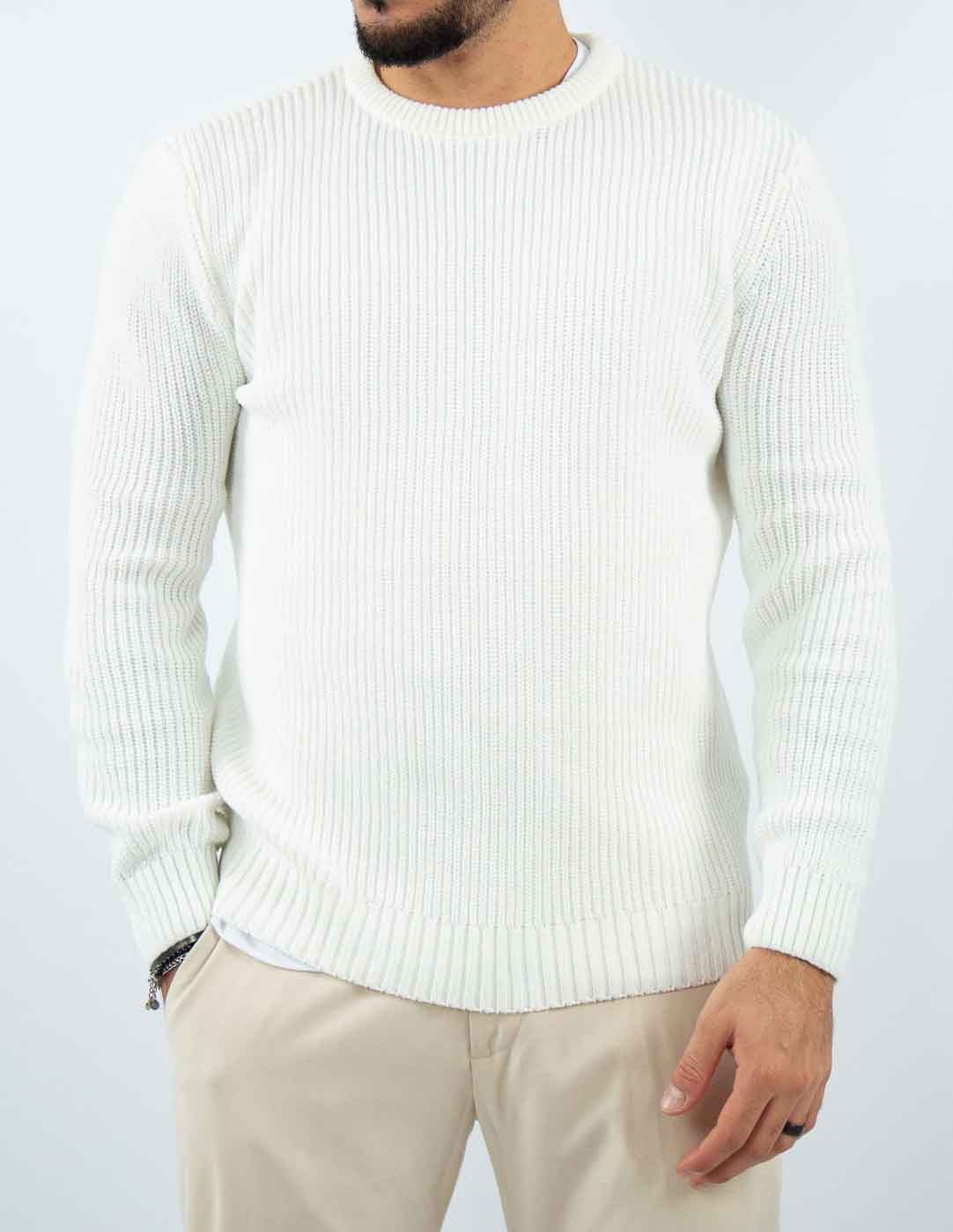 MAGLIONE GIROCOLLO MAGLIA INGLESE