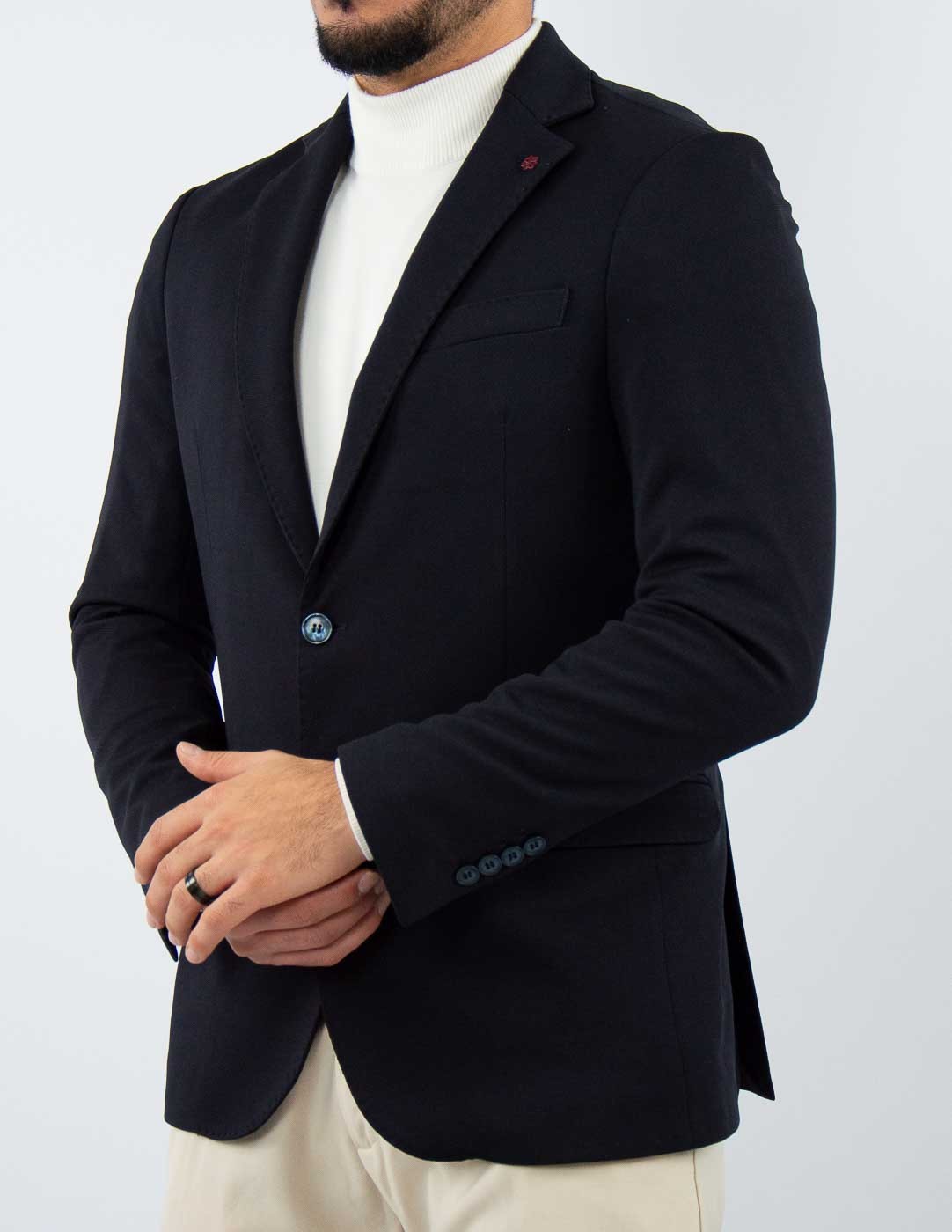 giacca uomo strutturata monopetto