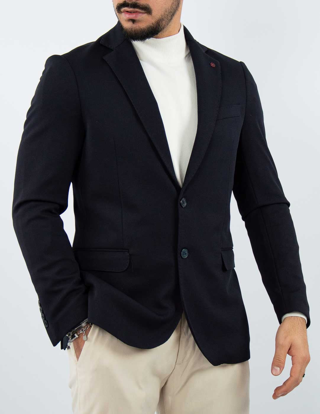 giacca uomo strutturata monopetto