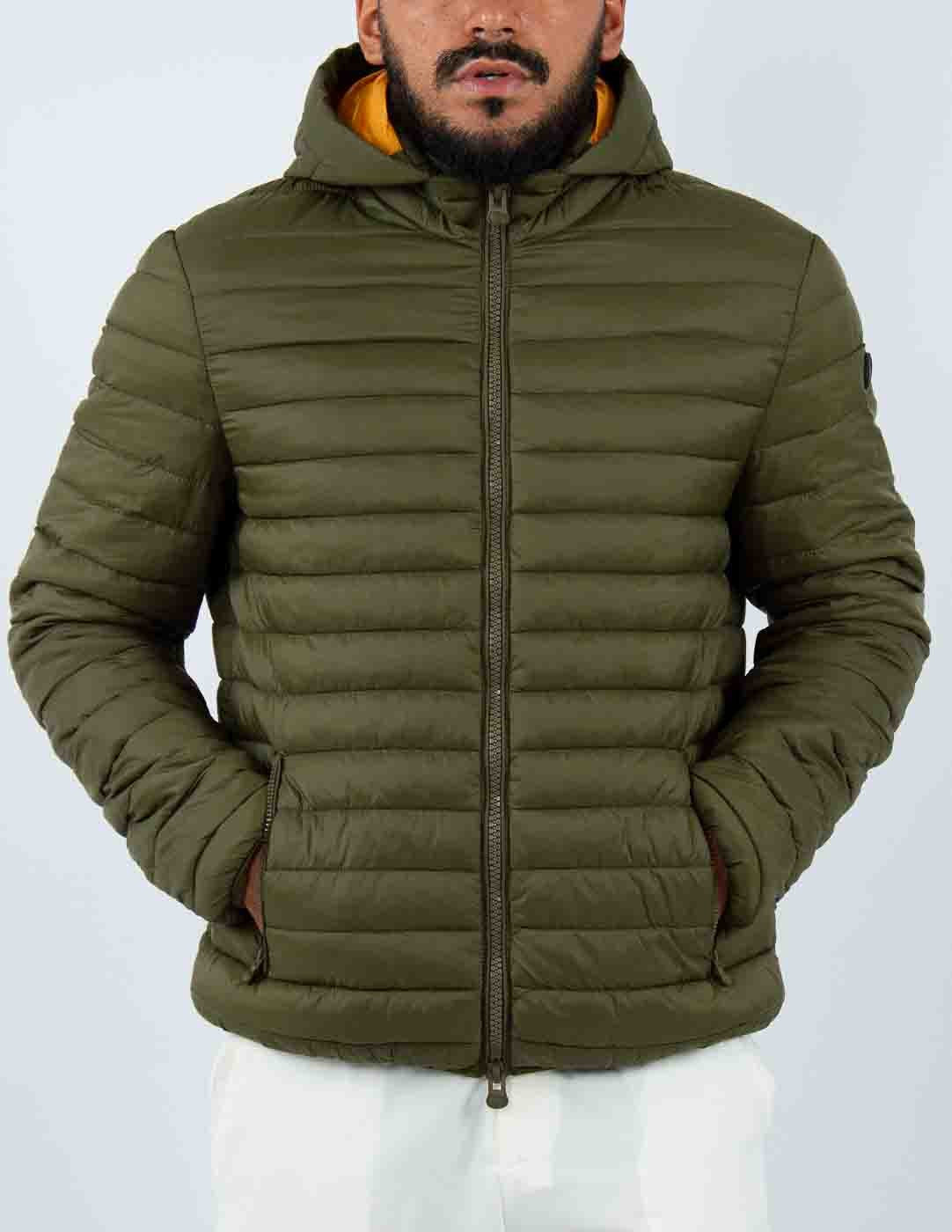 giubbotto uomo trapuntato bicolore