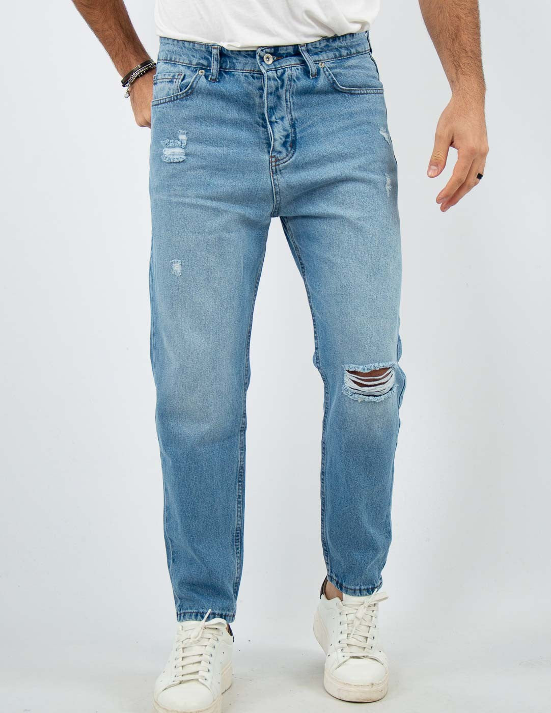 jeans uomo rotture carrot