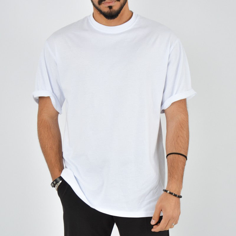 T shirt cheap basic bianca