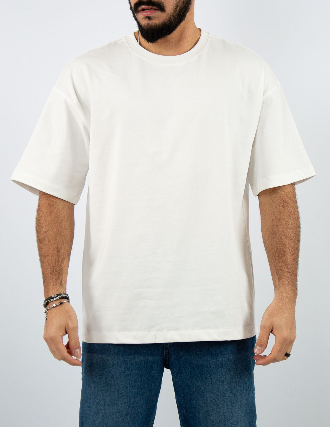 t-shirt uomo oversize tessuto premium