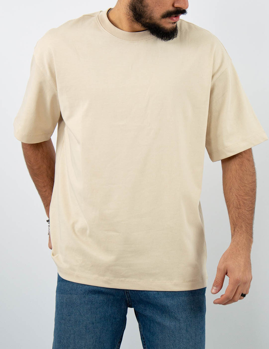 t-shirt uomo oversize tessuto premium