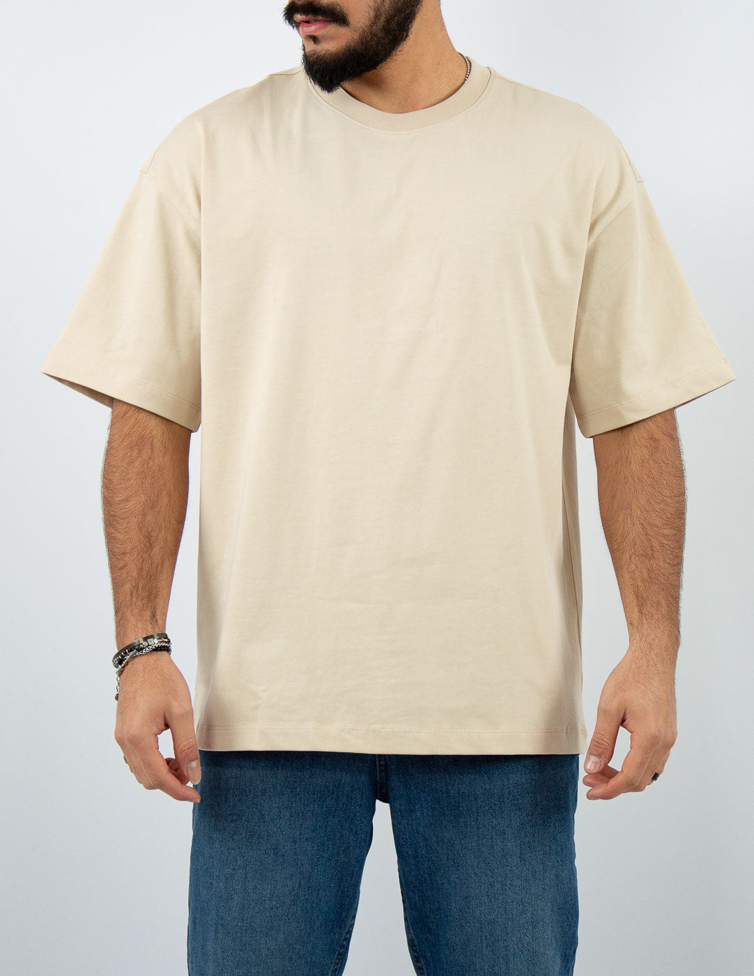 t-shirt uomo oversize tessuto premium