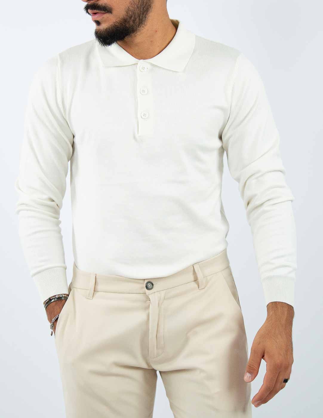 Polo classica manica lunga